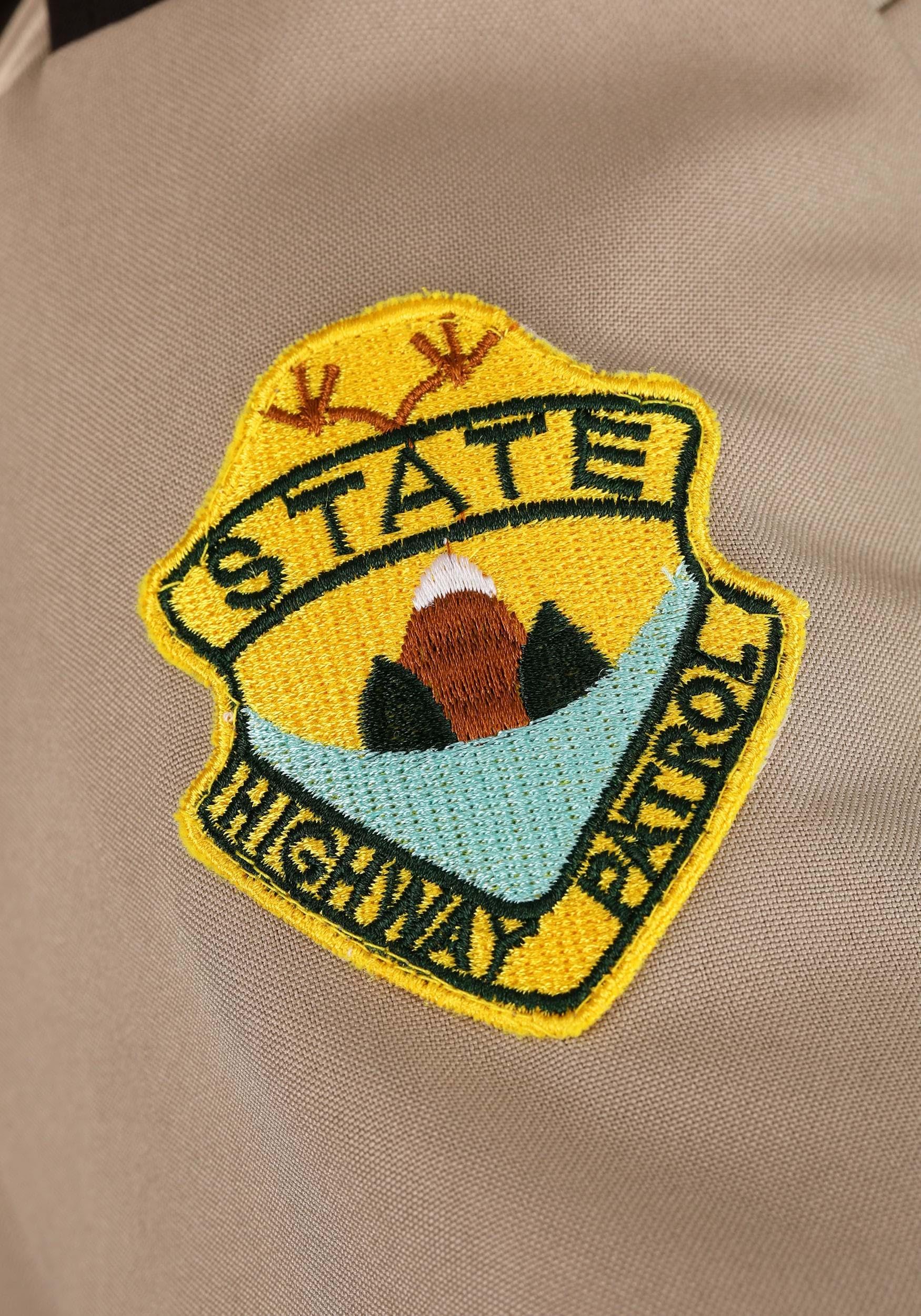 Super Troopers State Trooper Costume Set - Shirt, Tie, Pants & Name Plates | Halloween, Cosplay & Movie Reenactment Outfit