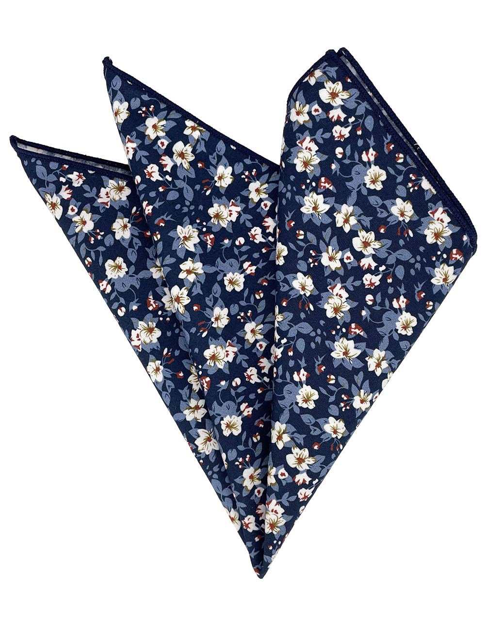 Kebocis Men's Floral Pocket Square Handkerchief - Stylish Silk Accessory for Suits, Weddings & Formal Events