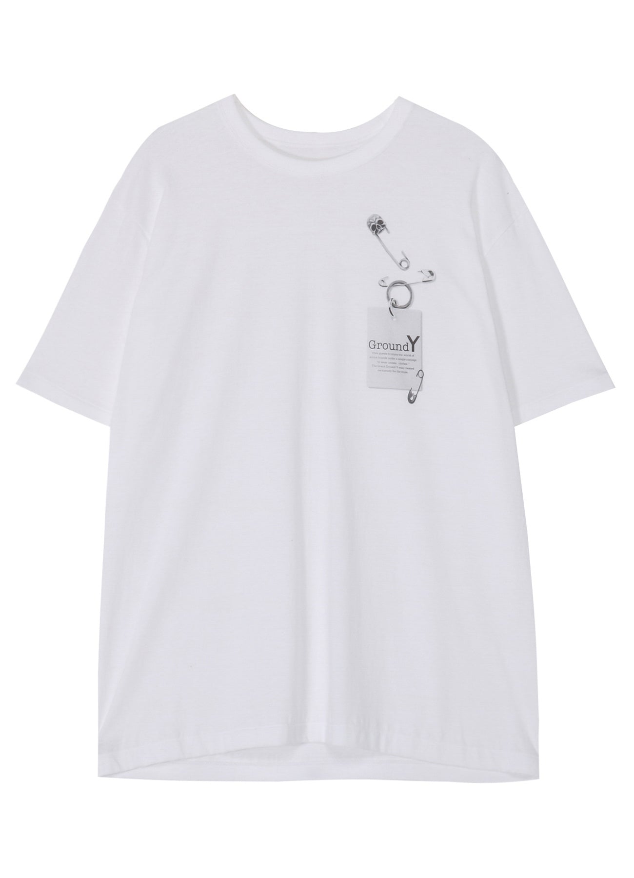 Stylish Cotton Jersey Trompe L'oeil Pin T-Shirt for Men & Women - Perfect for Casual Wear, Street Fashion, and Everyday Outfits