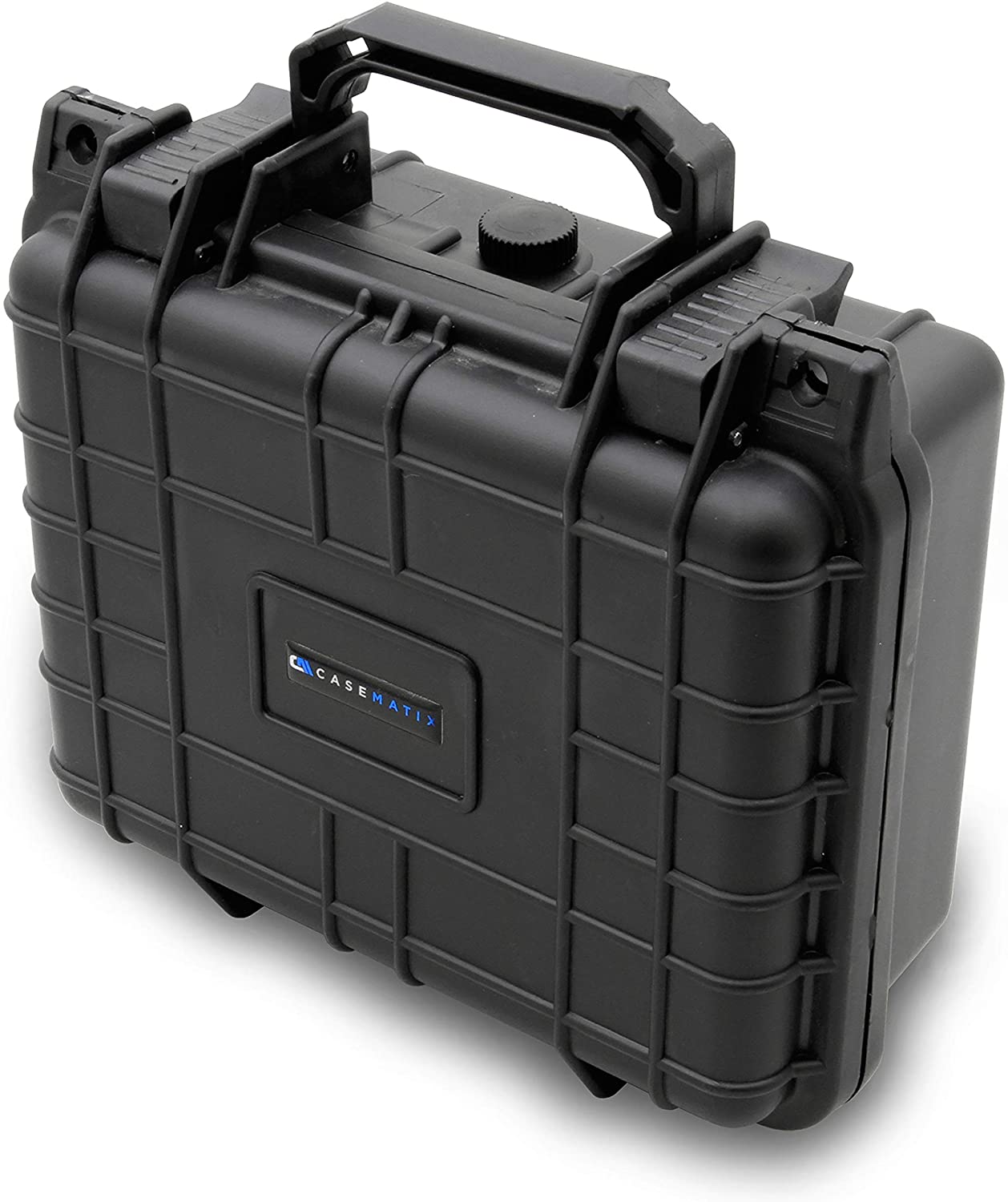 CASEMATIX Waterproof Mini Projector Case for Anker Nebula Capsule Max - Protective Storage with Remote & Accessories Compartment | Perfect for Travel, Home Theater & Outdoor Movie Nights