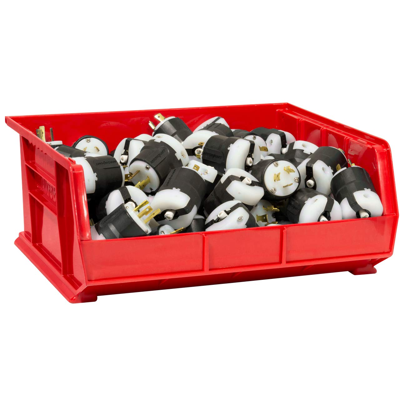 Best Plastic Storage Bins with Dividers - Akro-Mils 6-Pack Organizer for Home, Garage & Office | Durable Stackable Containers for Tools, Crafts & Small Parts