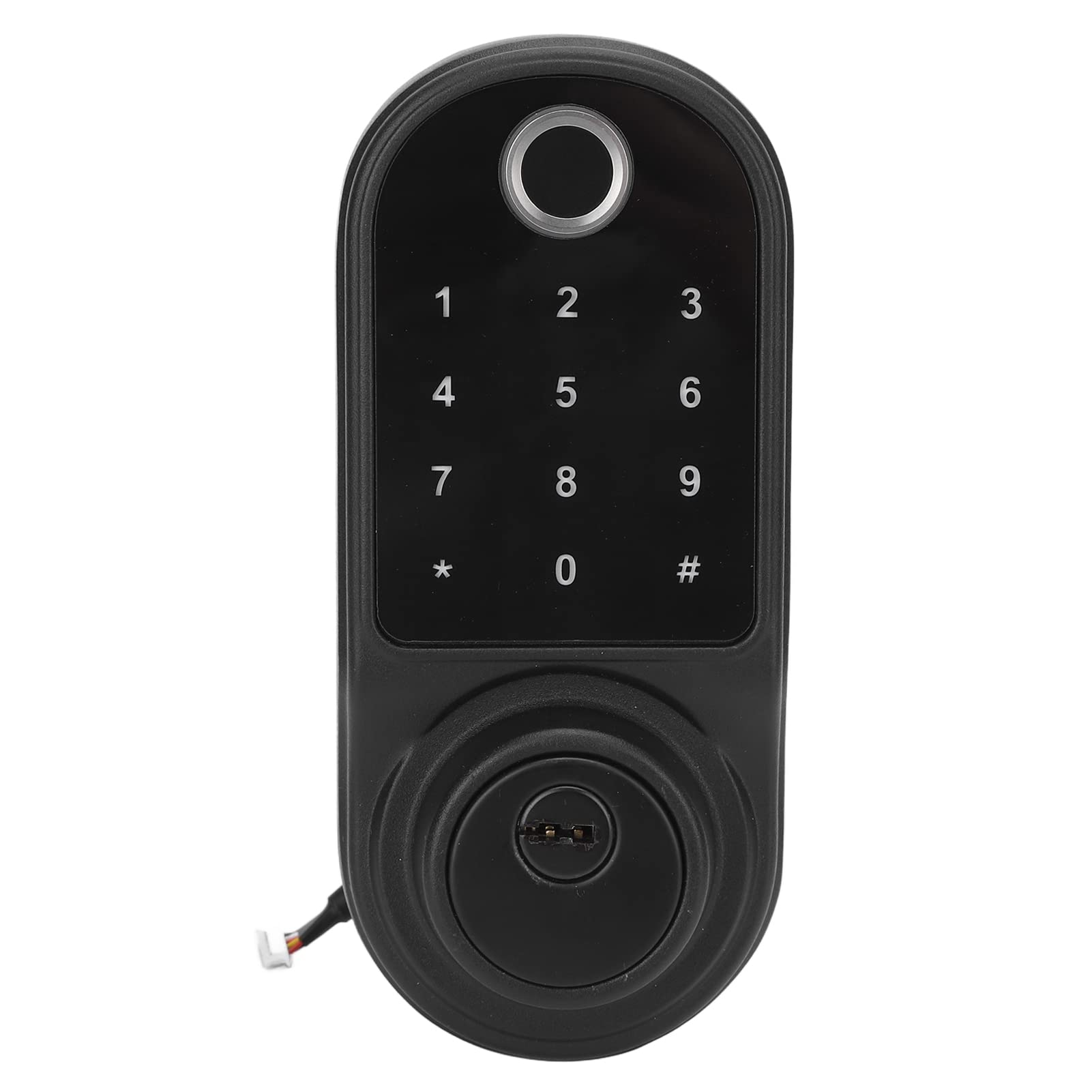Vbestlife Smart Deadbolt Lock - Keyless Entry Touchscreen Door Lock with Fingerprint & Password, Compatible with TUYA APP for 40-55mm Home & Hotel Doors - Perfect for Secure Keyless Access to Apartments, Offices & Vacation Rentals