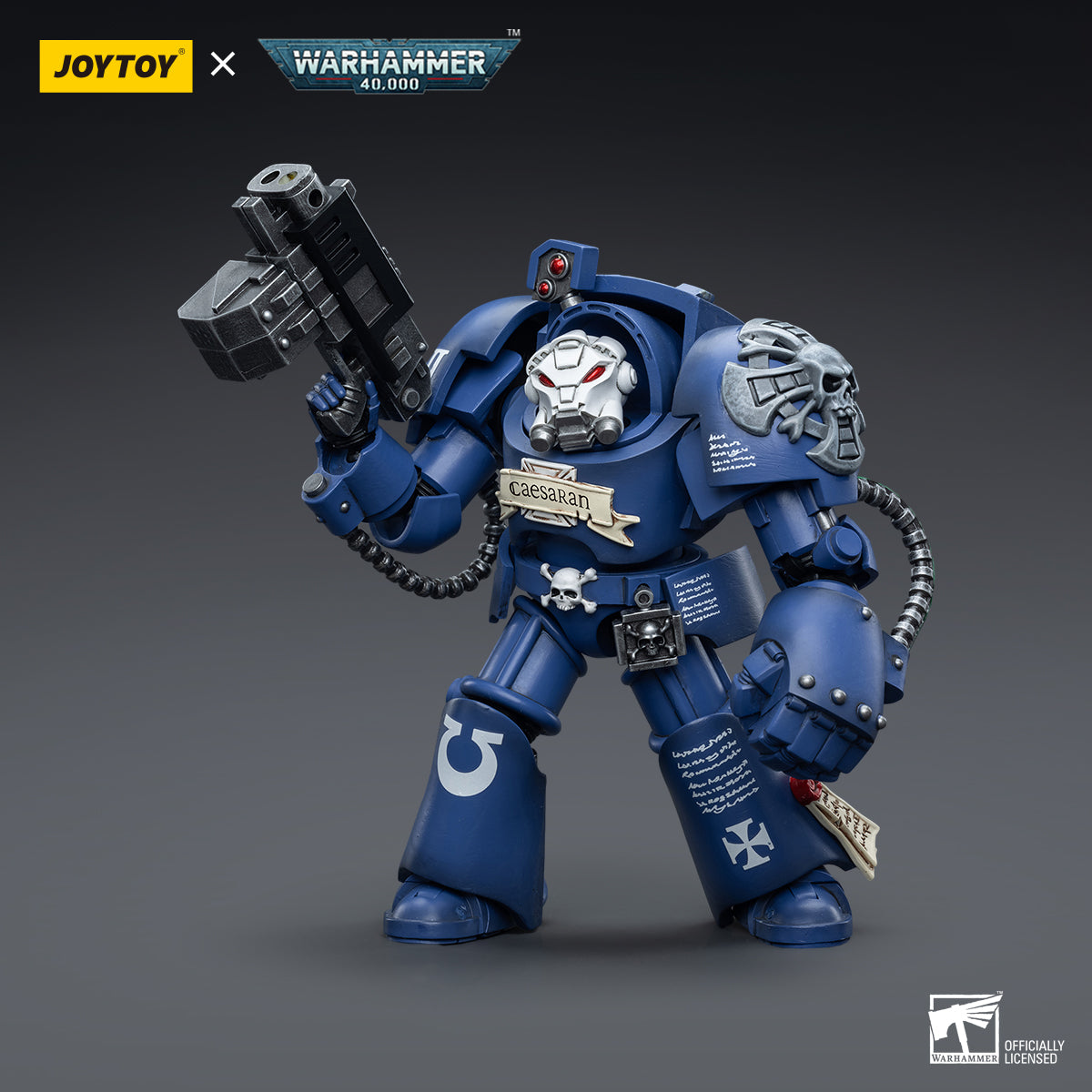 1/18 JOYTOY Warhammer 40K Ultramarines Terminators Action Figure - Collectible Miniature for Tabletop Gaming & Display