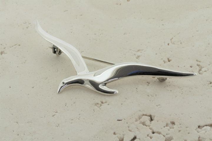 Elegant Albatross Brooch - Sterling Silver Jewelry for Women | Perfect for Weddings, Parties & Gift Giving