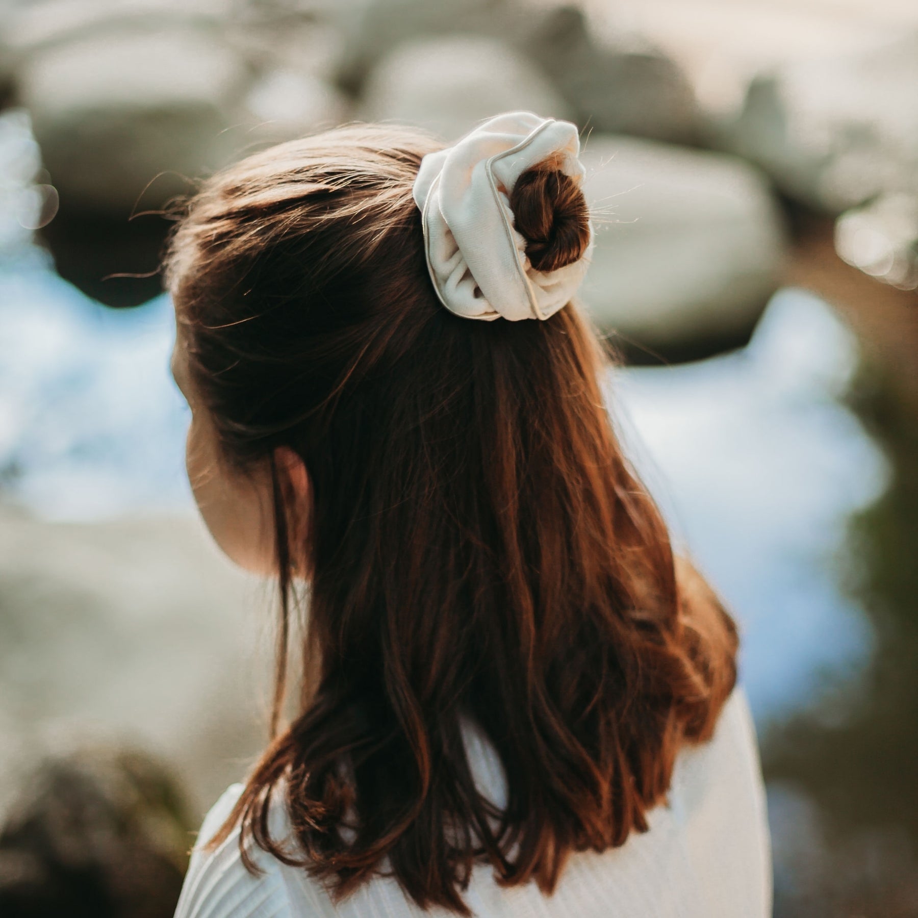 Chouchou Néo Organic Velour Headband - Soft & Comfortable Eco-Friendly Hair Accessory for Women, Girls - Perfect for Workouts, Yoga, and Everyday Styling