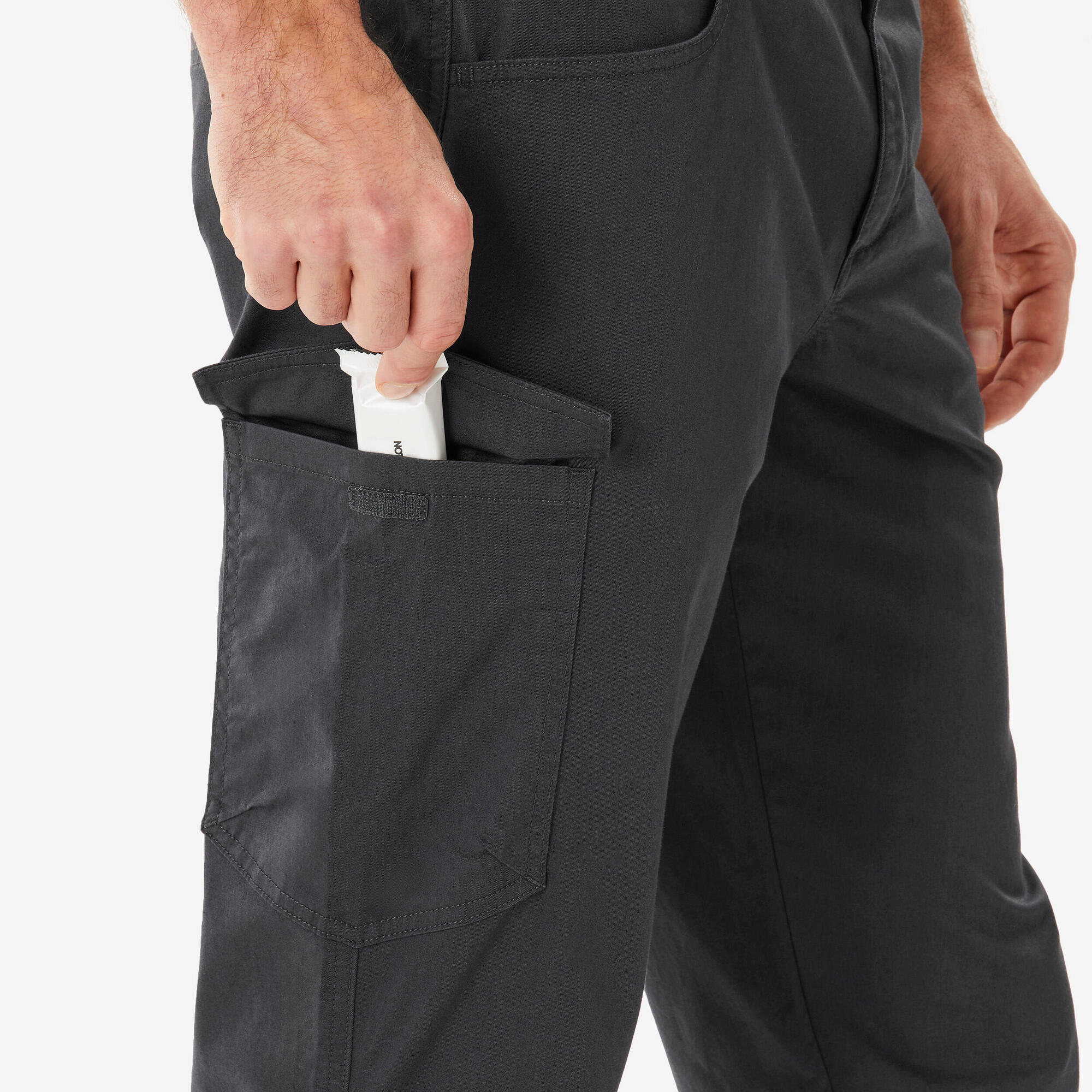 Quechua NH100 Men's Hiking Pants - Lightweight Quick-Dry Outdoor Trekking Trousers for Camping & Mountain Climbing