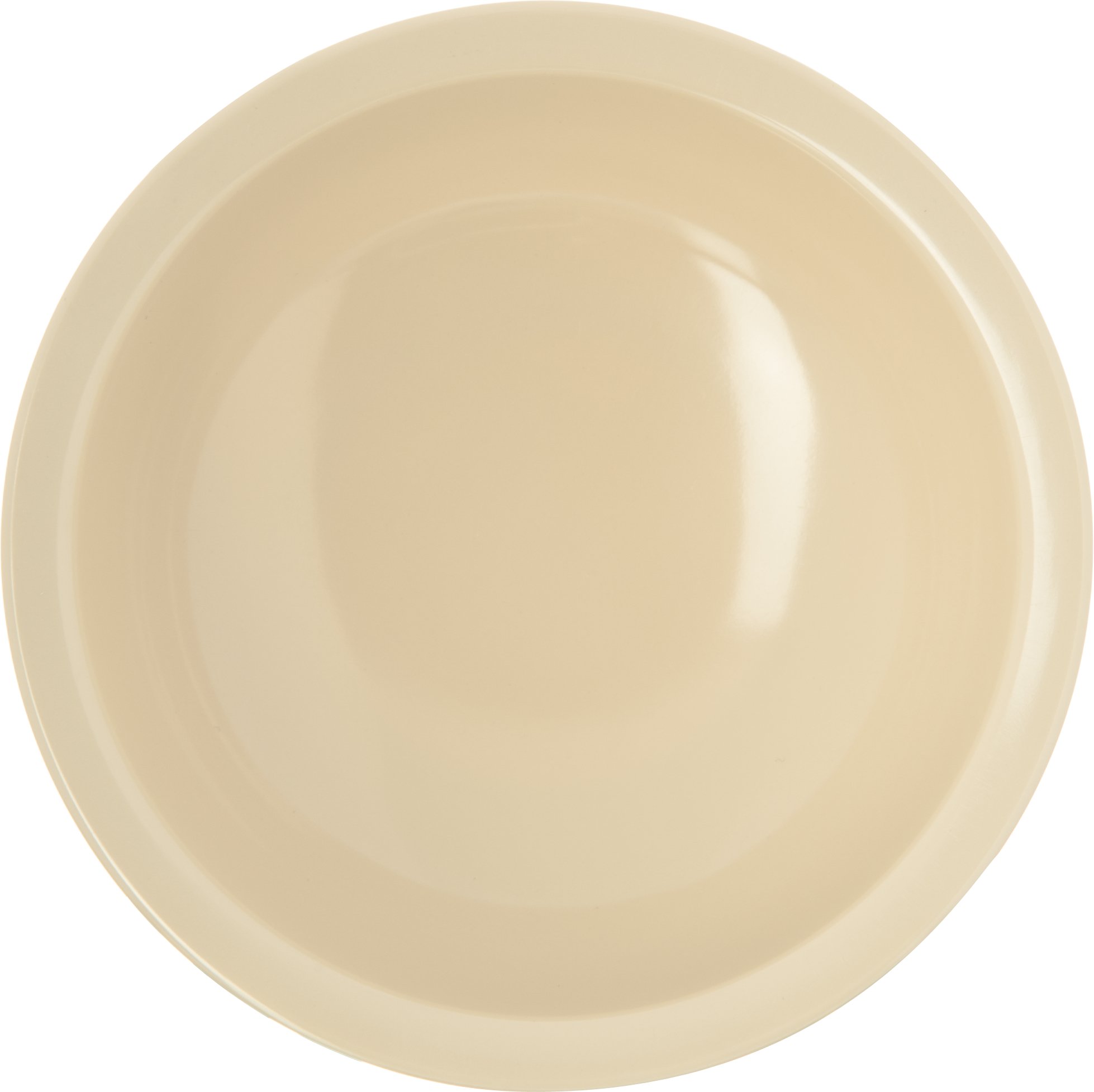 Carlisle Kingline Reusable 10 oz Melamine Bowls - Tan Plastic Dishware for Home, Restaurant & Catering - Durable & Lightweight (Pack of 48) - Perfect for Salads, Soups, Cereals & Party Serving