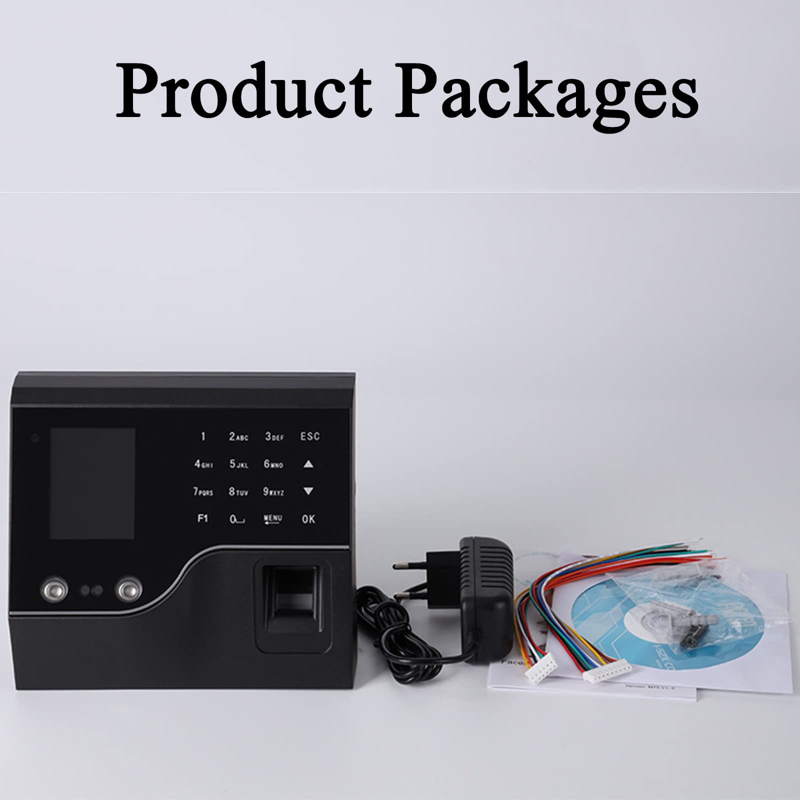 Employee Time Clock Machine with Face Recognition & Fingerprint - Punch in/Out System for Small Business | Ideal for Office Attendance Tracking & Workforce Management