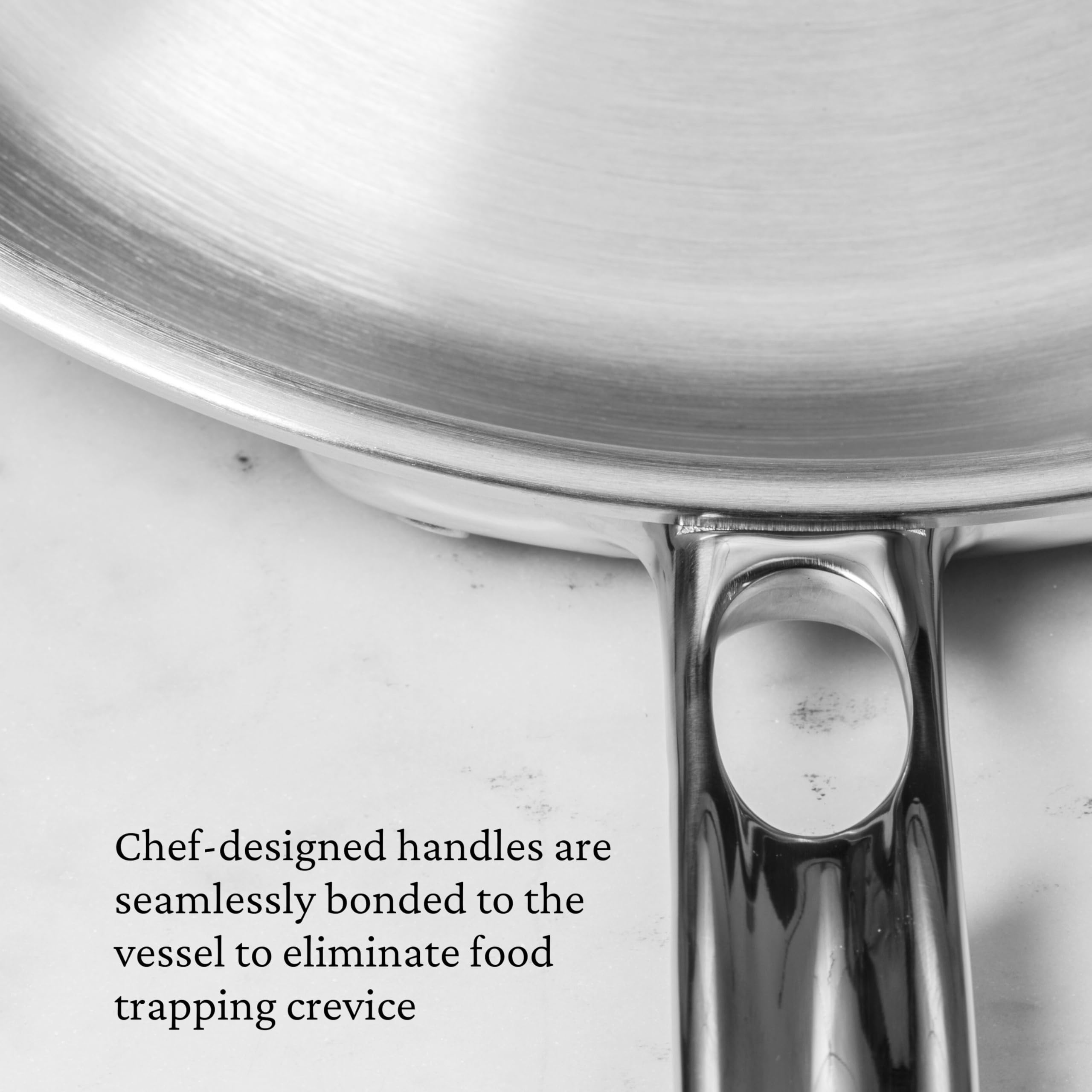 Hestan Thomas Keller Insignia 1.5 Quart Stainless Steel Sauce Pot - Induction Compatible Cookware for Professional Chefs & Home Cooking - Perfect for Sauces, Soups & Melting Chocolate
