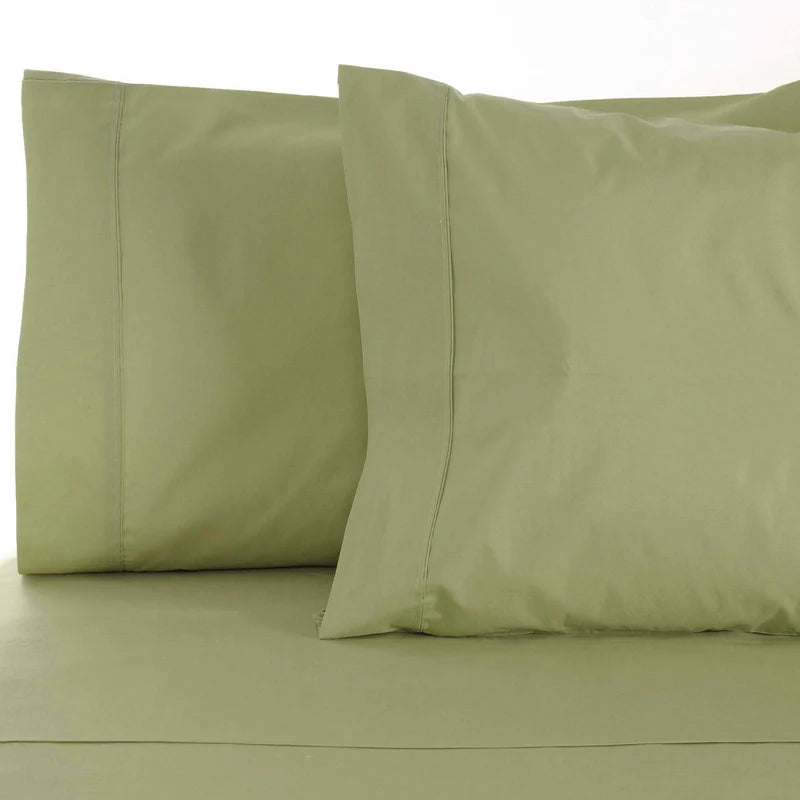 Premium 530 Thread Count 100% Egyptian Cotton Pillowcase Set of 2 - Ultra Soft & Breathable Bedding for Luxury Hotels & Home Use