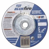 10 Pack Zirconia Blend Depressed Center Wheels - 4 1/2 Inch Diameter, 1/8 Inch Thick, 5/8 Inch Arbor - Perfect for Metal Grinding, Sanding & Surface Preparation in Welding & Fabrication Projects