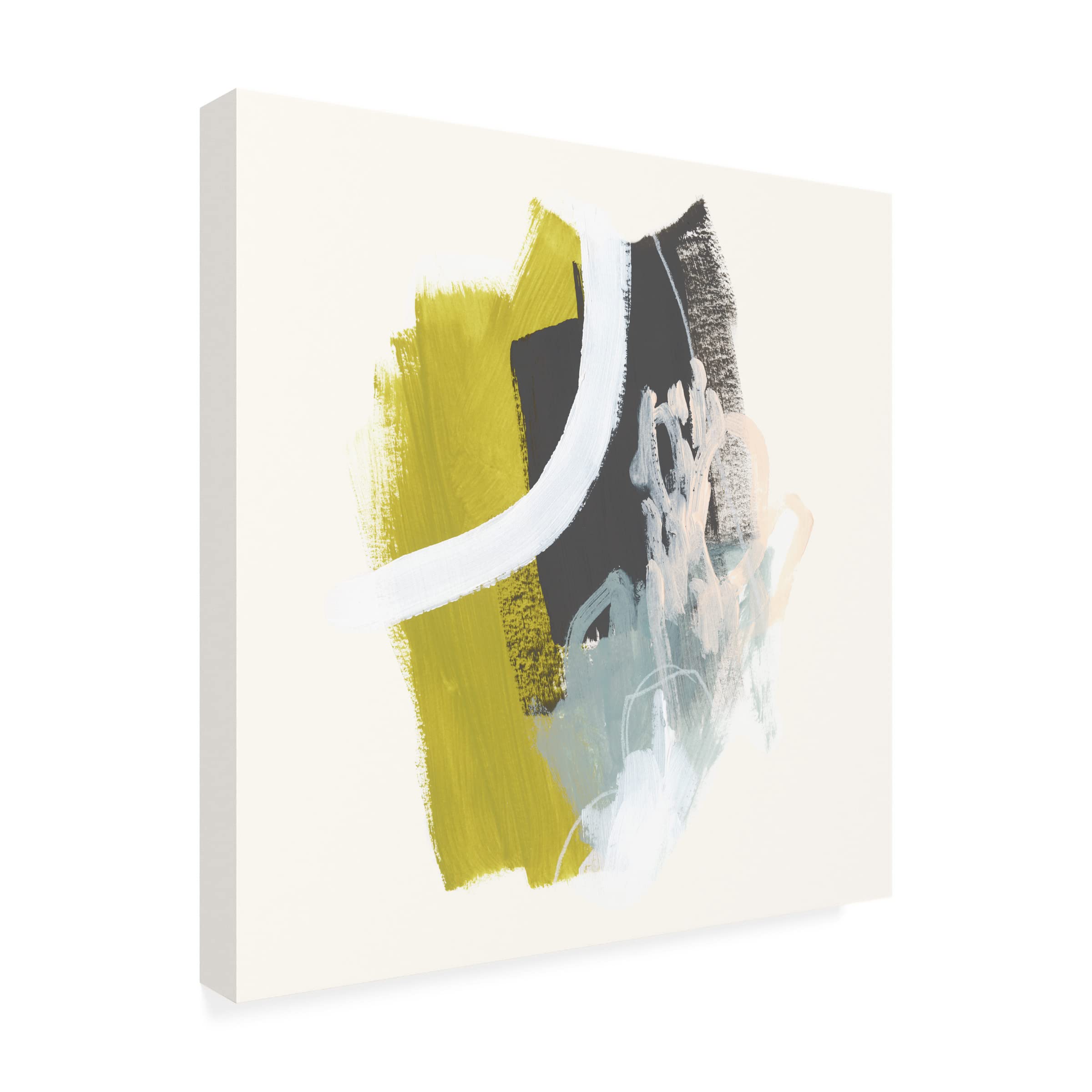 Trademark Fine Art 'Mixed Metaphor IX' Canvas Wall Art Print by June Erica Vess - Modern Abstract Painting for Living Room, Bedroom & Office Decor