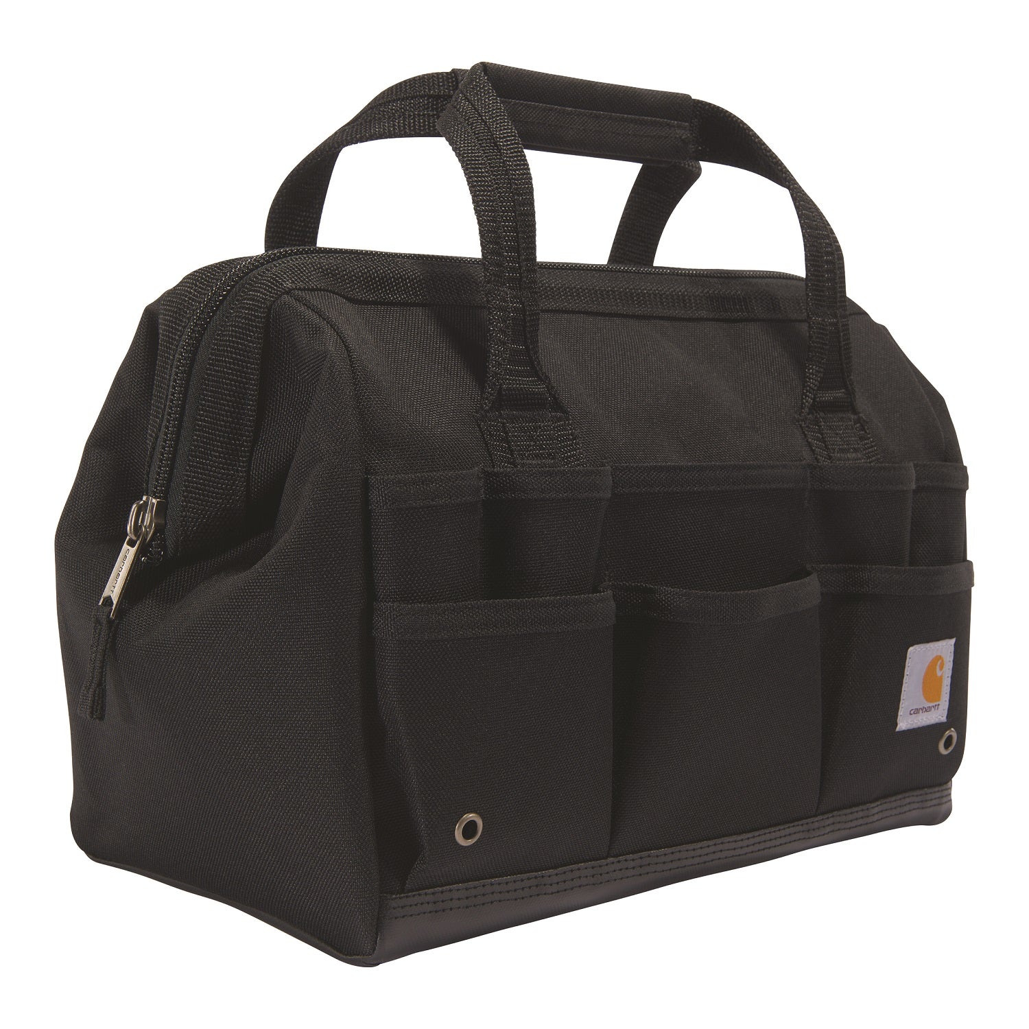 Carhartt 26-Pocket Heavy Duty 14-Inch Tool Bag for Electricians, Plumbers & Construction Workers - Durable Work Tool Organizer with Multiple Storage Pockets