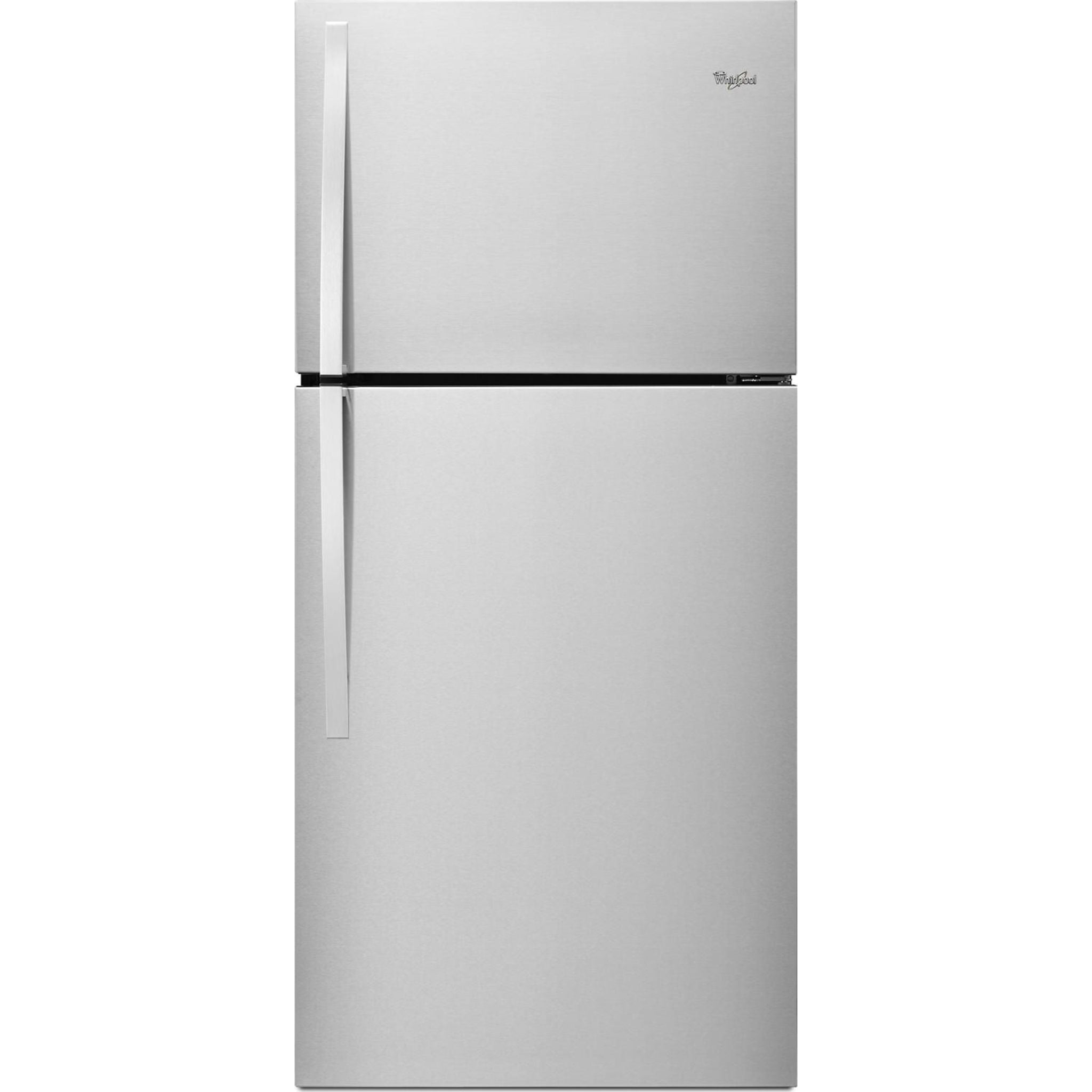 Whirlpool WRT549SZDM Top Mount Refrigerator - 36 Inch French Door Fridge with Monochromatic Stainless Steel Finish | Perfect for Modern Kitchens, Open Floor Plans & Family Homes