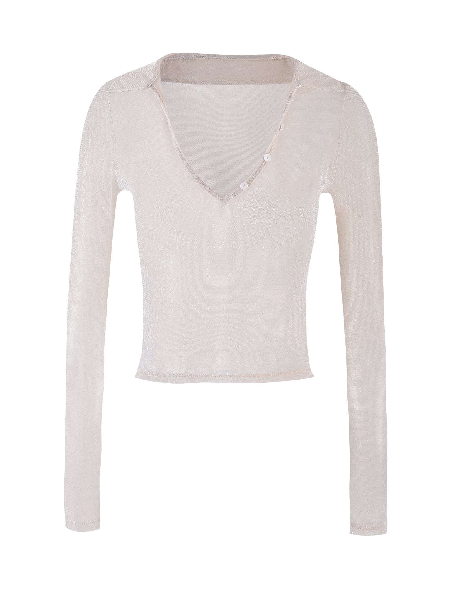 JOSIAS Women's White Cream Top - Stylish Casual Blouse for Everyday Wear, Office, and Outings