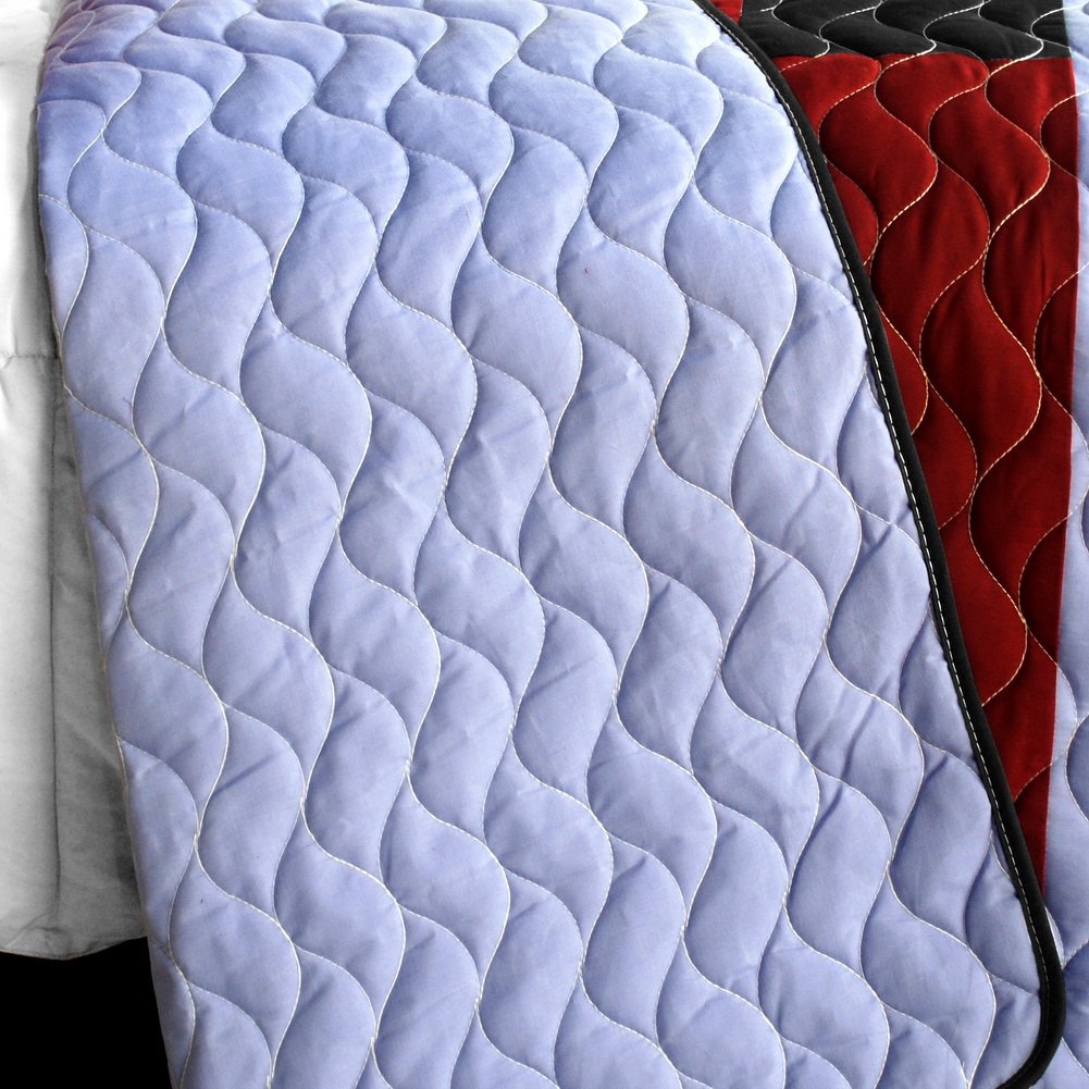 Elegant Voice Vermicelli-Quilted Patchwork Quilt Set Full/Queen Size - Soft & Stylish Bedding for Cozy Bedroom Decor