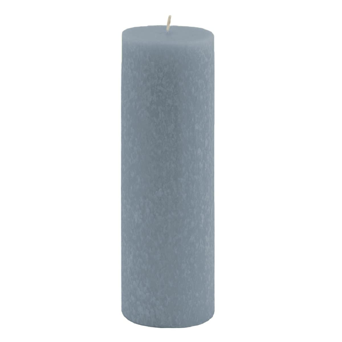 Premium Unscented Beeswax Blend Pillar Candles - 3 x 9 Inch Williamsburg Blue Root Candles for Home Decor, Wedding Centerpieces & Relaxation