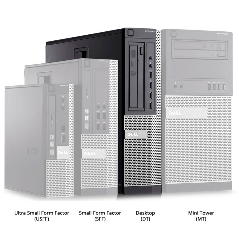 Dell Optiplex 3010 DT SFF Desktop Computer - Intel Core i5-3450 3.1GHz, 4GB DDR3 RAM, 250GB HDD, Windows 10 Pro 64-bit | Small Business & Home Office PC for Productivity & Multitasking