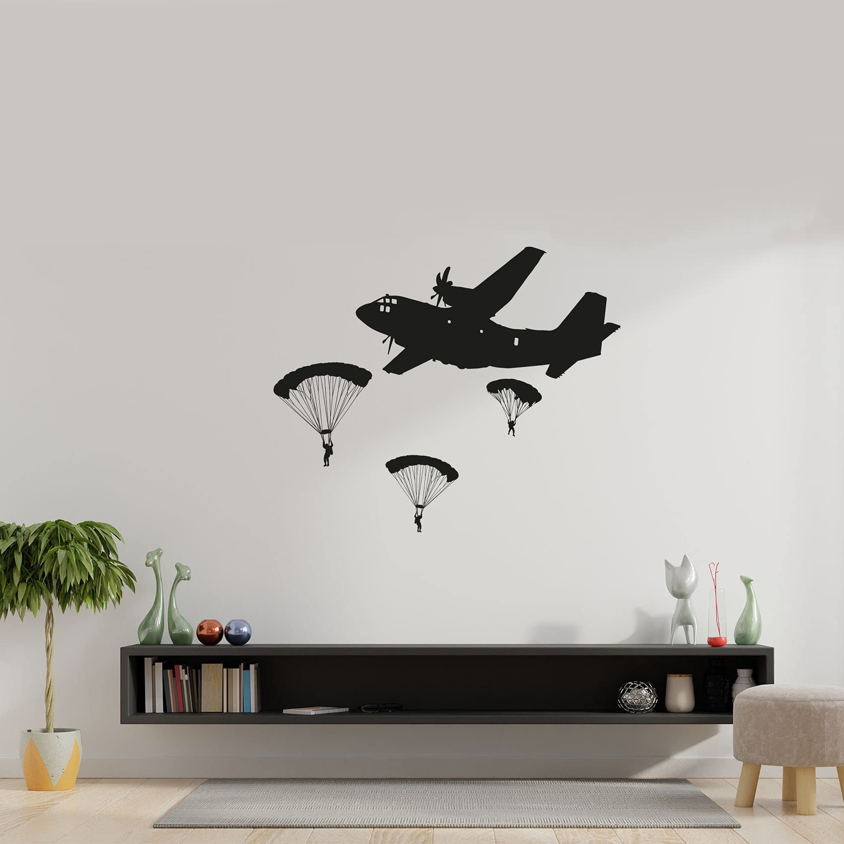 Military SWAT Team Army Soldier Wall Decal Sticker - 18x20 Inch Vinyl Art for Kids Room, Playroom, Bedroom & Home Gym Decor - Perfect for Boys & Girls Bedroom Themes and Military Enthusiast Spaces