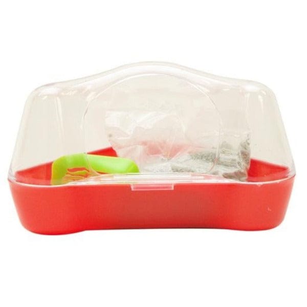Living World Corner Toilet for Hamsters and Gerbils - Small Pet Litter Box with High Sides, Easy to Clean - Perfect for Cage Hygiene & Odor Control in Small Animal Habitats