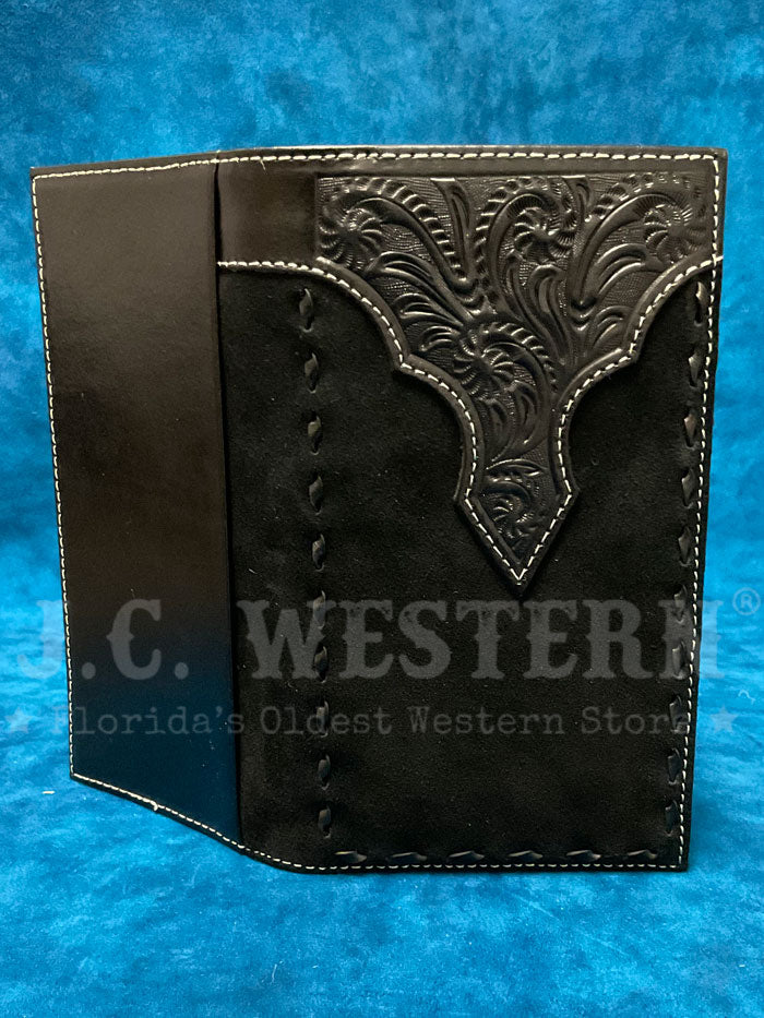 Nocona Men's Roughout Buckle Rodeo Wallet - Genuine Leather Bifold Wallet for Cowboy & Western Style | Perfect for Rodeo, Ranch Work & Everyday Carry