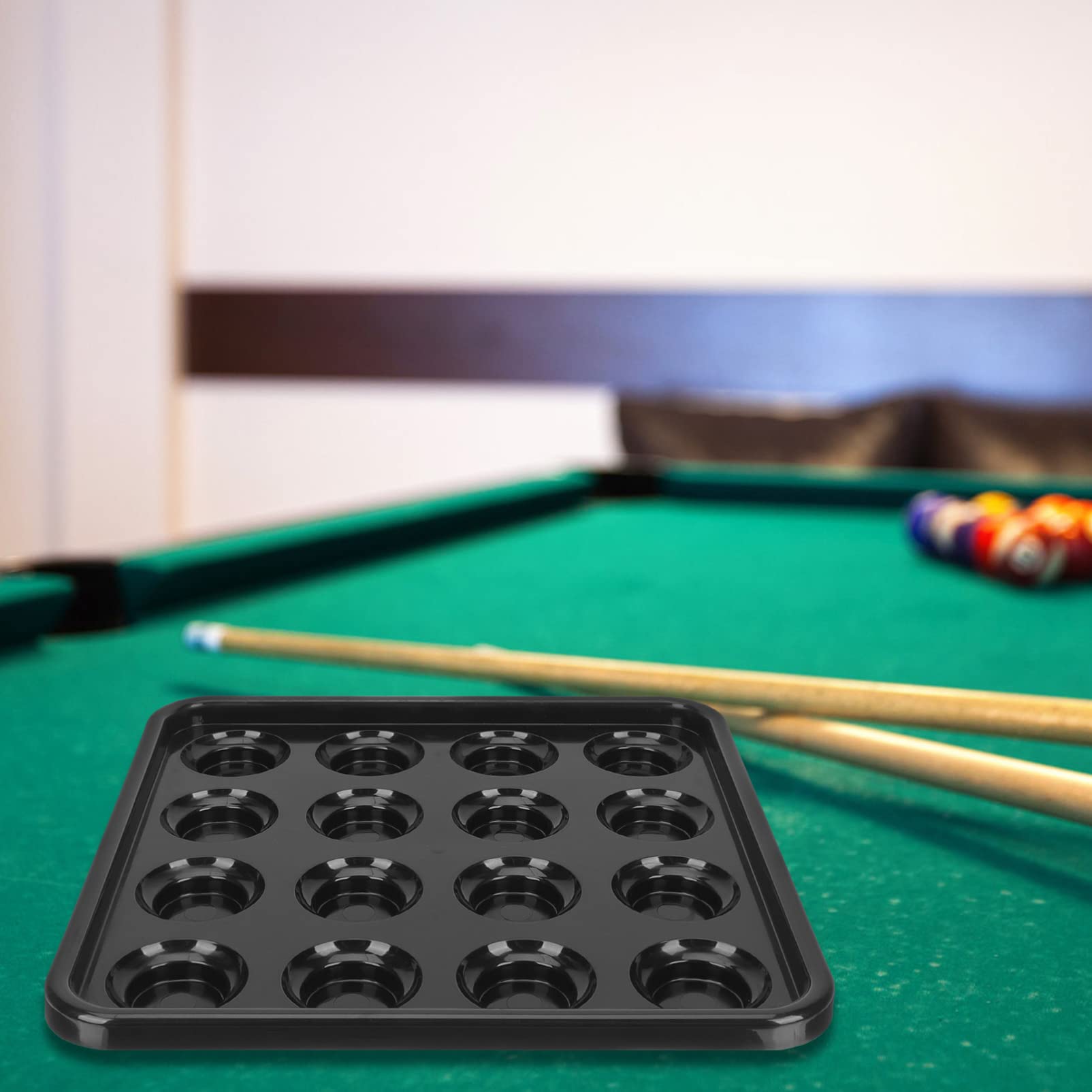 BESPORTBLE Billiards Tray - Plastic Pool Table Accessory for Storage & Organization | American Style Billiard Holder, Rack & Decorate | Perfect for Home Game Rooms & Bars