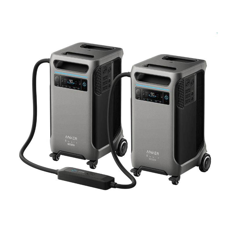 Anker F3800 [PLUS] Portable Power Station 7680Wh 6000W with 120V/240V Output & 6400W Solar Input - Dual Kit Bundle Options for Home Backup, RV Camping, Outdoor Adventures - 5 Year Warranty