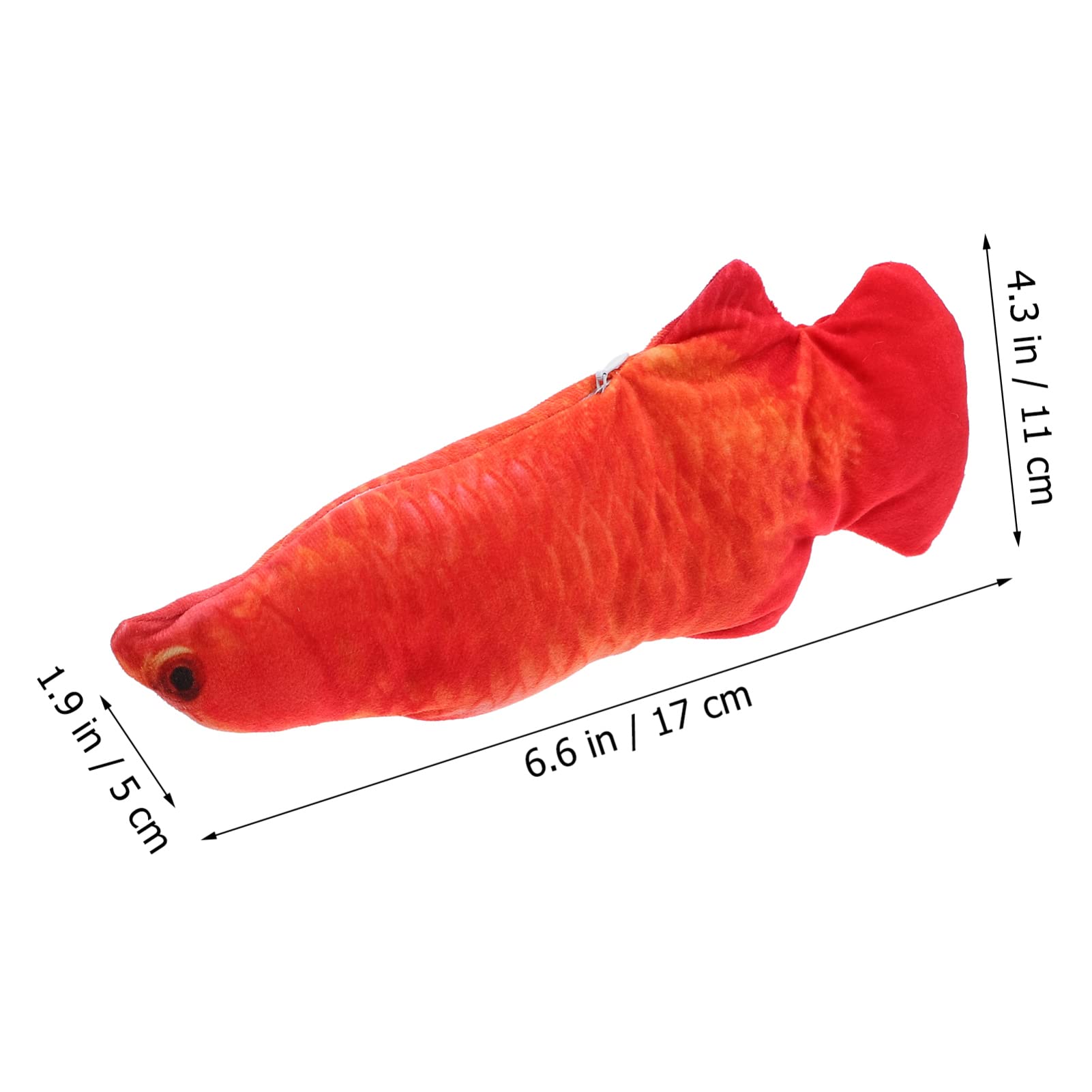 Balacoo Electric Moving Fish Cat Toy - Interactive Plush Simulation with Wagging Tail, Funny Chew & Kick Electronic Pet Toy for Cats & Kittens - Perfect for Playtime, Training & Stress Relief