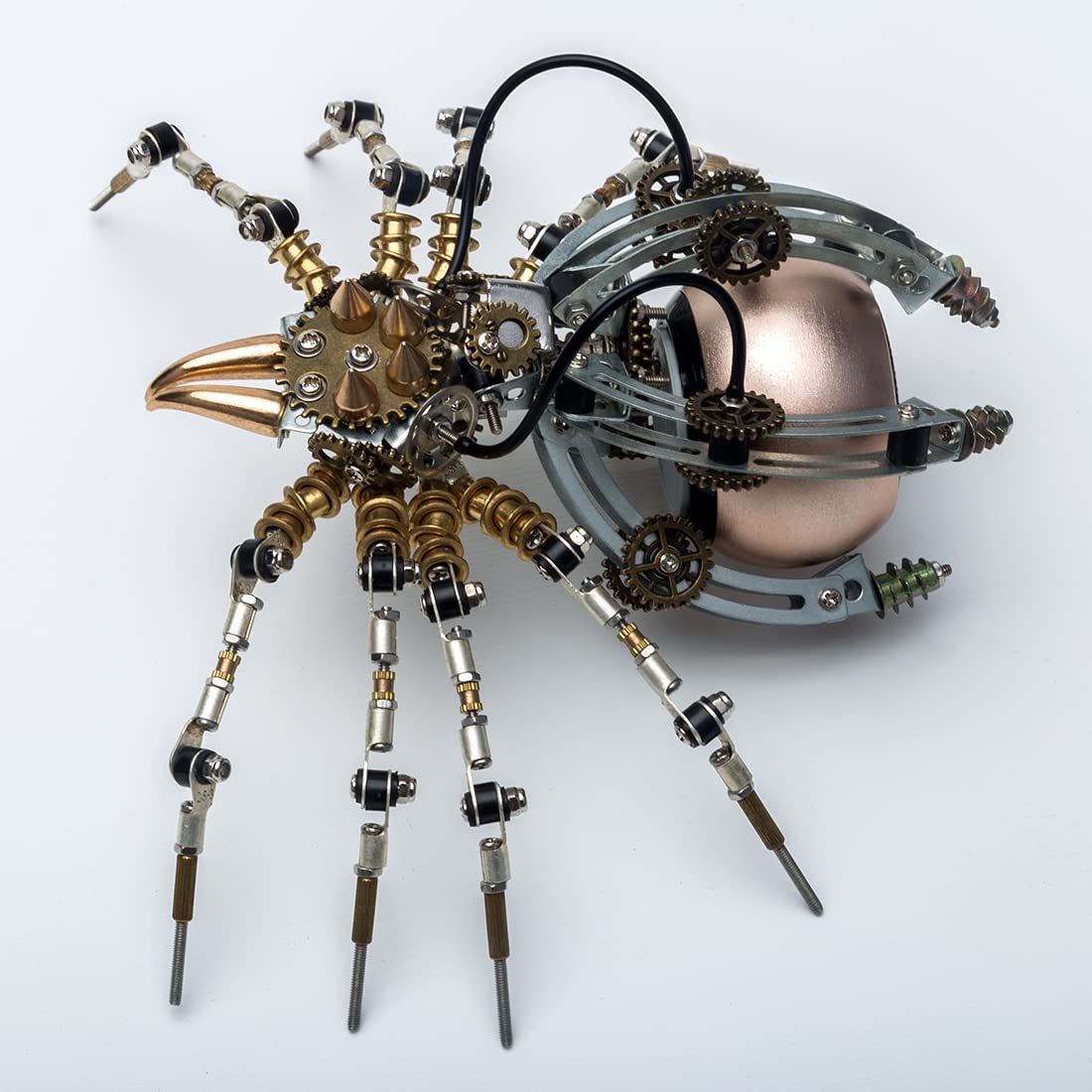 3D Metal Puzzle Spider with Built-in Speaker - DIY Assembly Model Kit for Adults & Teens - Includes Tools & Step-by-Step Guide - Perfect STEM Gift, Home Decor, and Desk Ornament for Office, Gaming Room, or Study Space