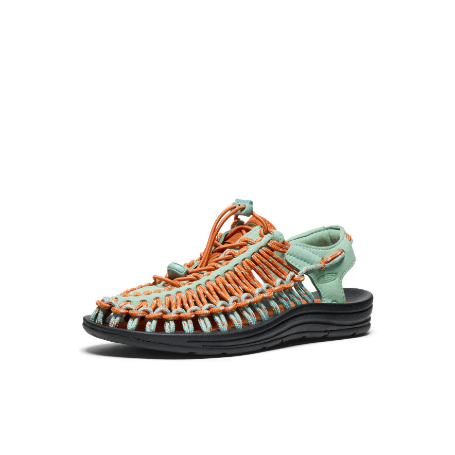 Women's UNEEK Granite Green & Gold Flame Sandals - Comfortable Outdoor Hiking & Casual Walking Shoes for Women