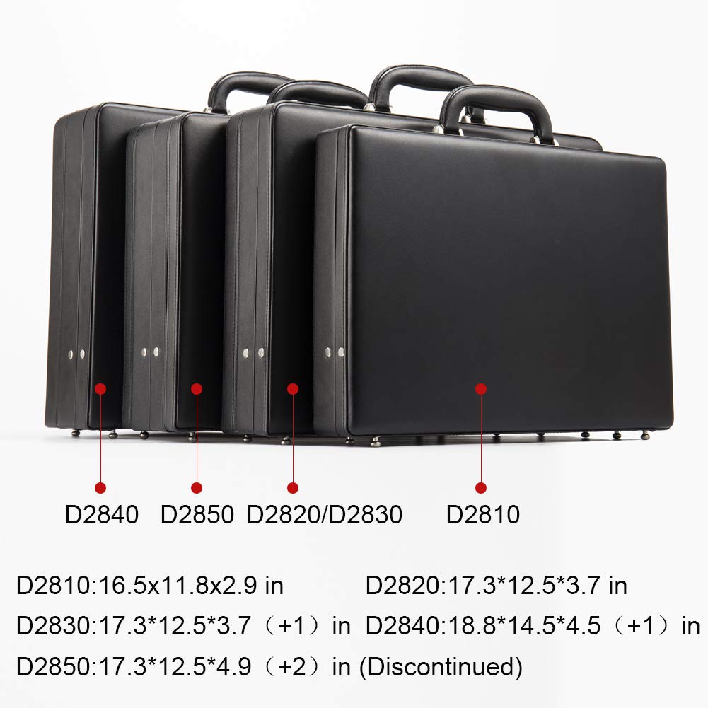 Premium Hard Shell Briefcase for Men & Women - Slim Hardside Laptop Case with Combination Lock - Ideal for Business Travel, Office Work & Professional Meetings