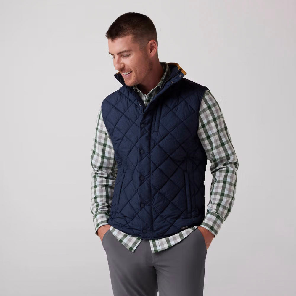 Men's Belmont Quilted Vest - Lightweight Winter Puffer Jacket for Outdoor Activities & Casual Wear | Water-Resistant & Warm Insulated Coat for Hiking, Camping, and Daily Use