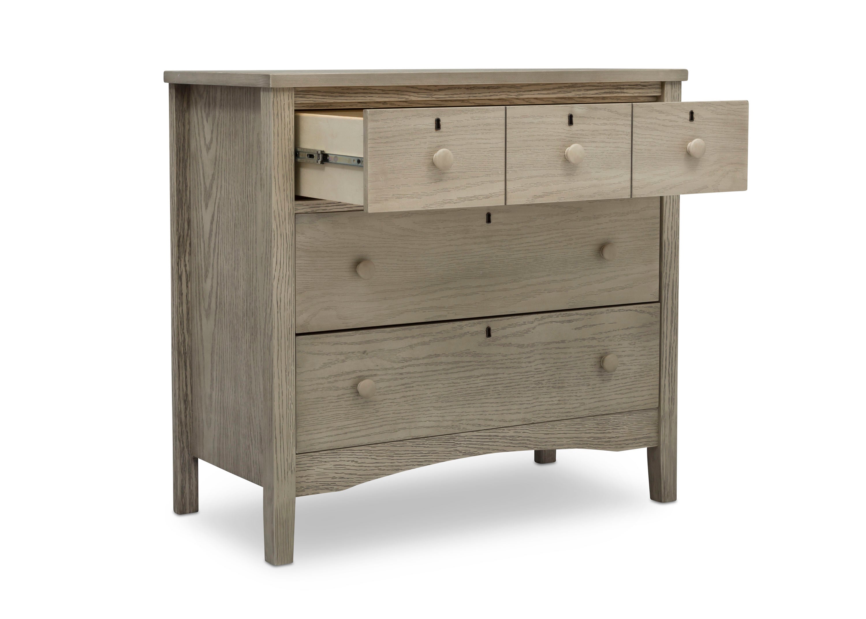 Farmhouse Style 3-Drawer Dresser with Changing Top - Nursery Storage Solution for Baby Essentials & Bedroom Organization