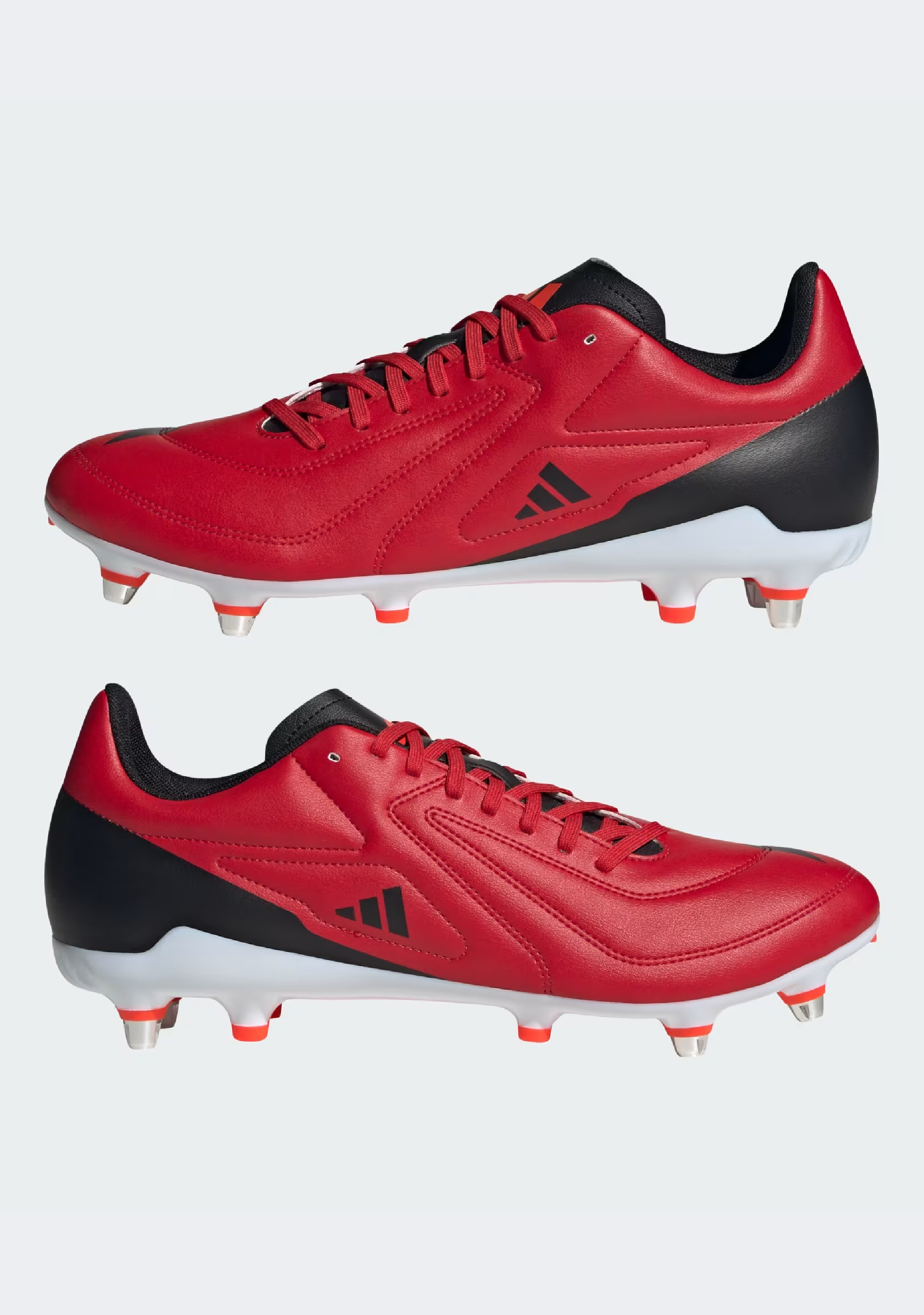 Adidas Men's RS15 Soft Ground Rugby Cleats - Lightweight Football Shoes for Rugby, Soccer & Training - Perfect for Turf, Grass & Wet Conditions