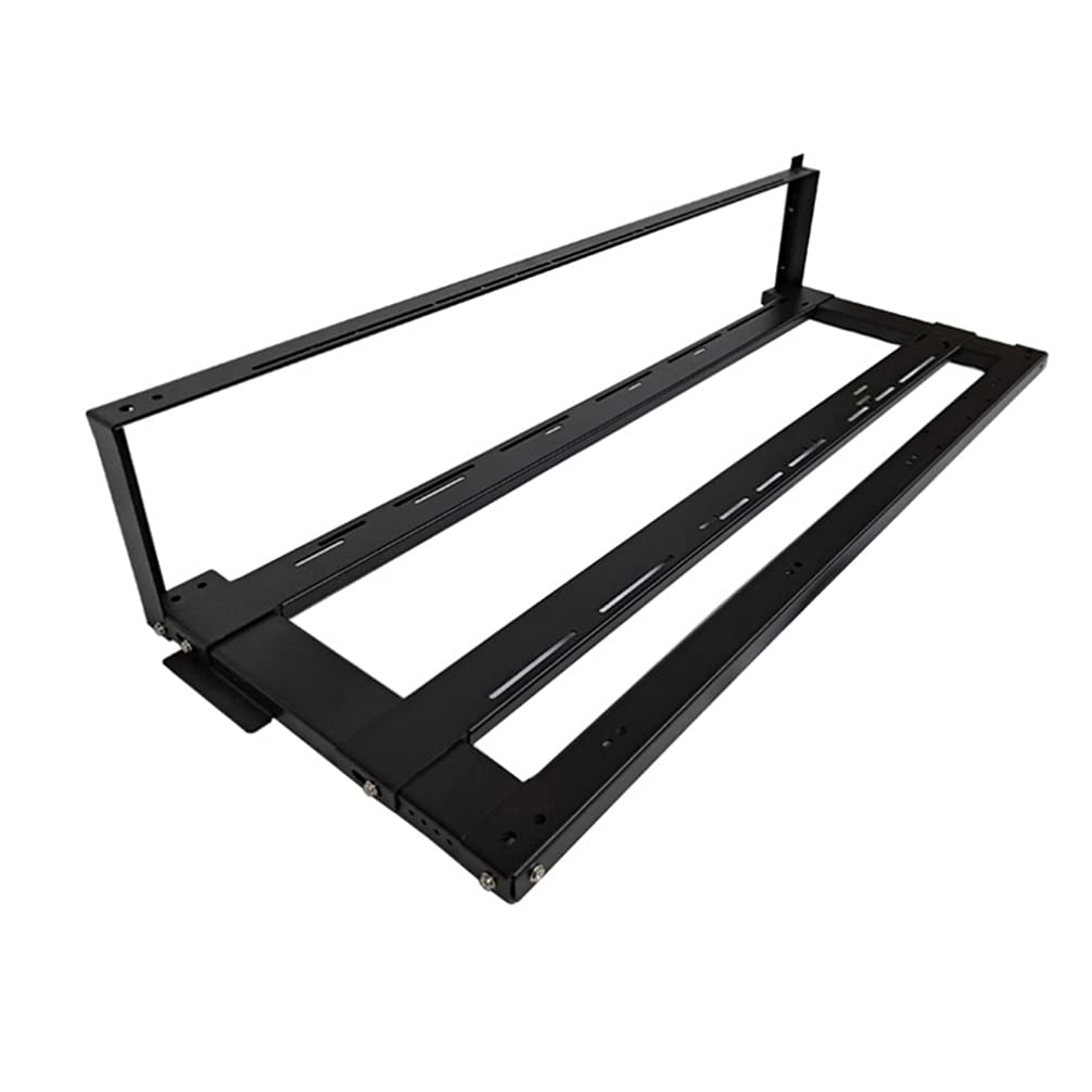 SOLUSTRE Open Air PC Case with 6/8 Video Card Bracket - ATX Motherboard Compatible Computer Chassis for Gaming Rigs & Mining Rigs - Perfect for Custom Builds, Overclocking, and Multi-GPU Setups