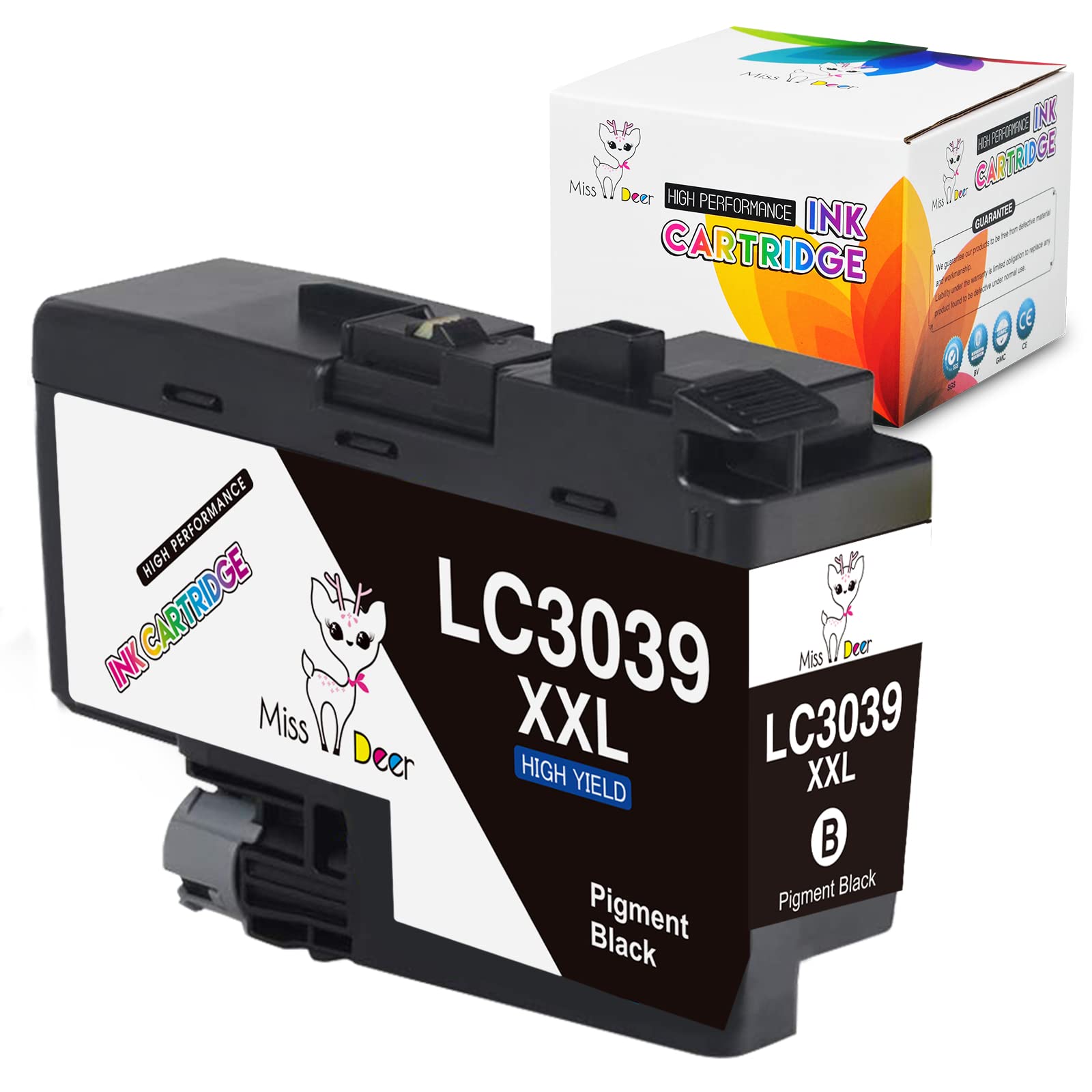 Brother LC3039 Ink Cartridge - Black Replacement for MFC-J Series Printers - Home & Office Use