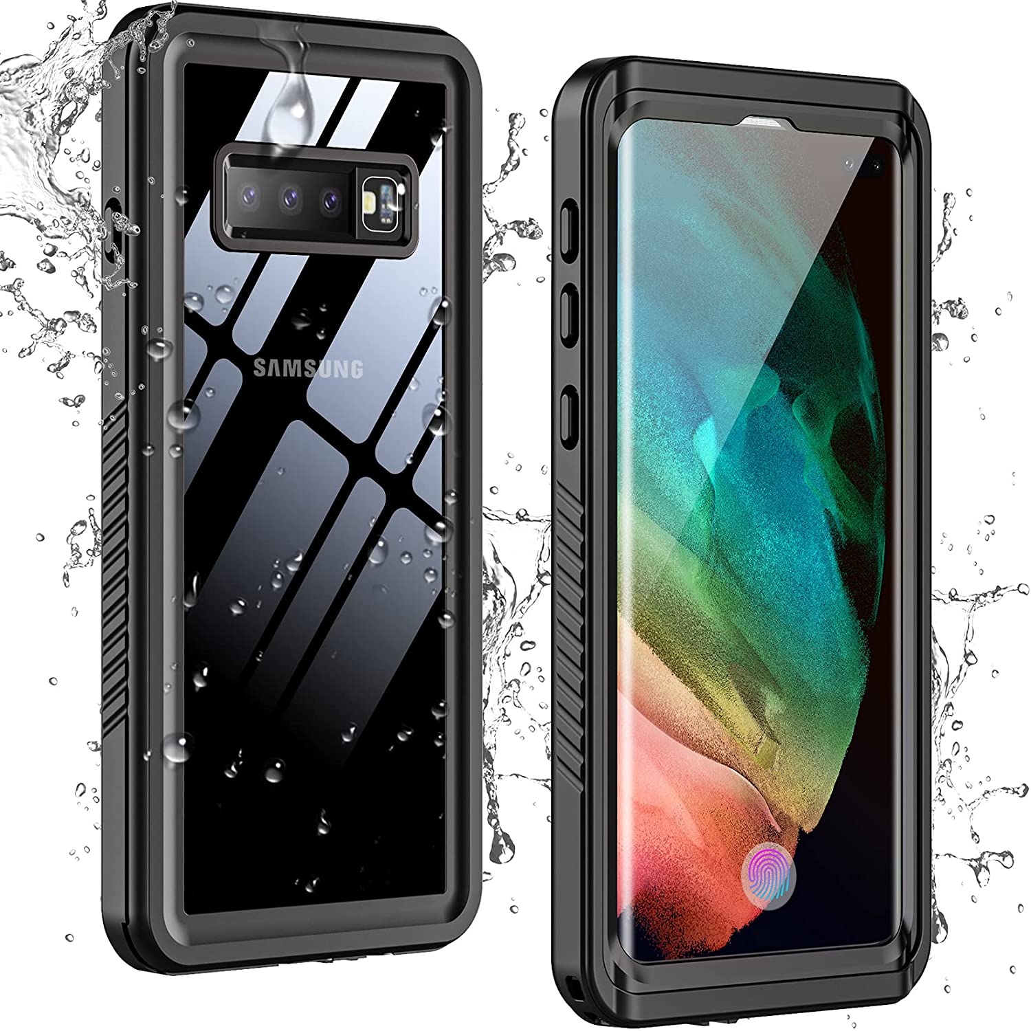 Samsung Galaxy S10 Plus Waterproof Case - IP68 Certified Shockproof Protective Cover for Swimming, Snorkeling & Outdoor Activities