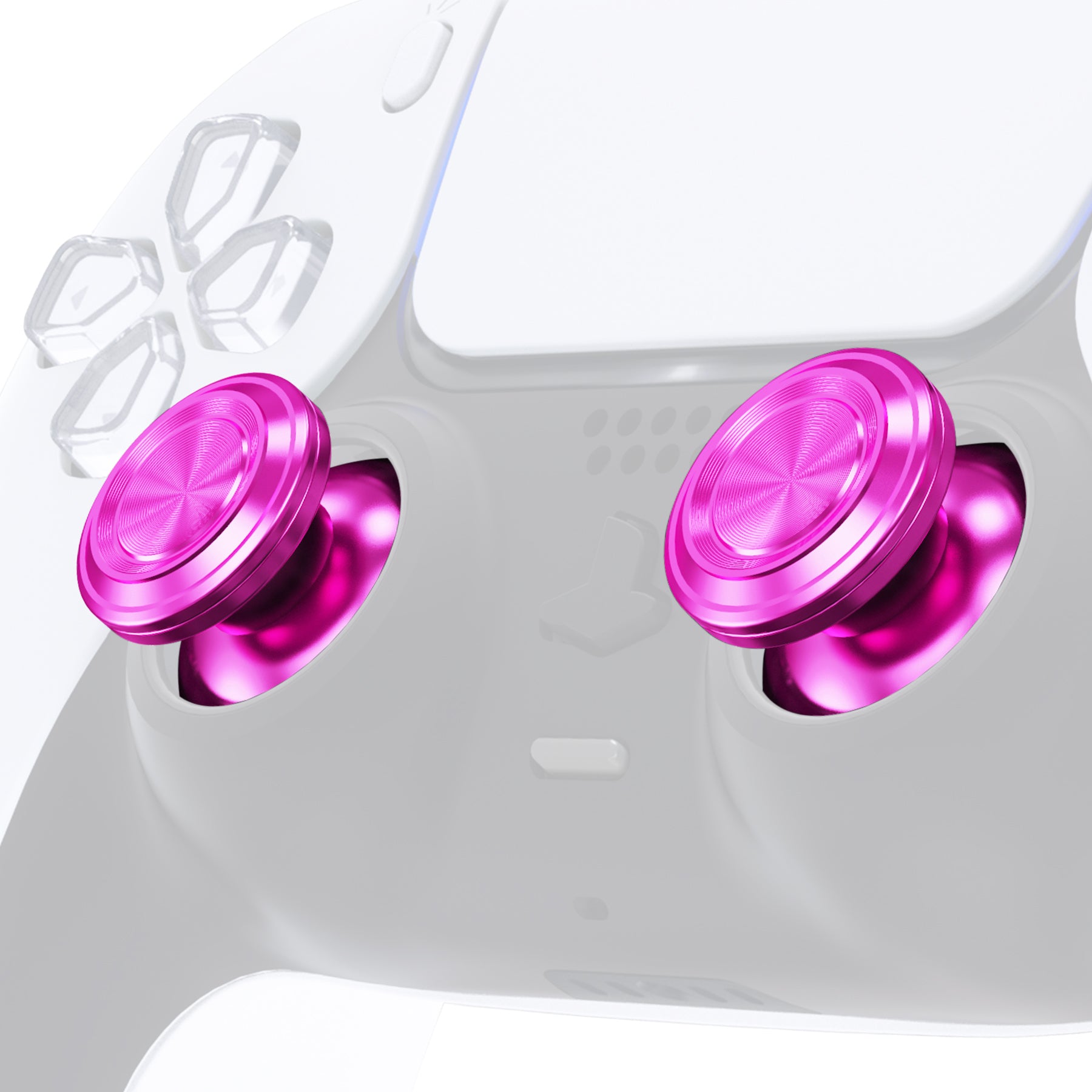 eXtremeRate Purple Metal Thumbsticks for PS5 Controller - Aluminum Analog Stick Joystick Replacement for PS4 Controller (Controller Not Included) - Perfect for Gaming, FPS & Competitive Play