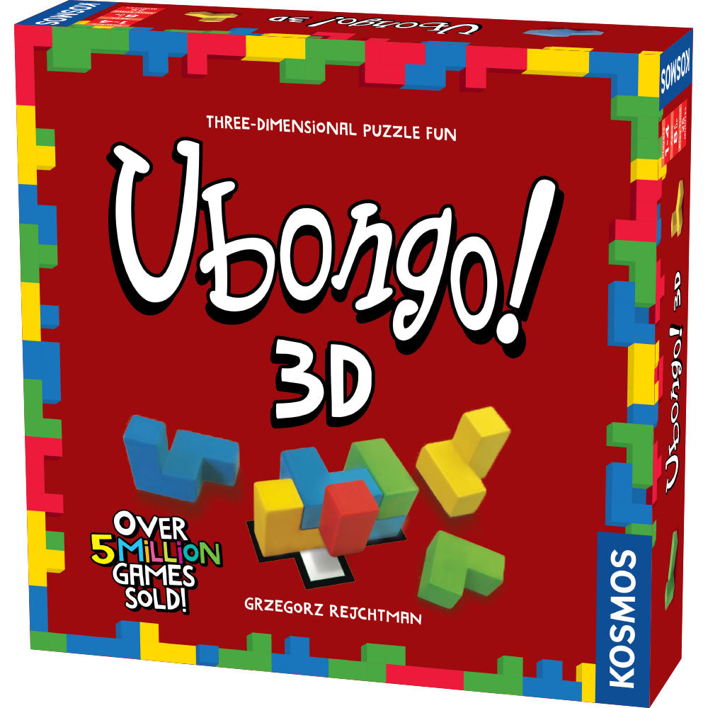 Ubongo 3D Puzzle Game - Brain Teaser & Family Board Game for Kids & Adults - Perfect for Family Game Nights, Classroom Activities & Party Entertainment