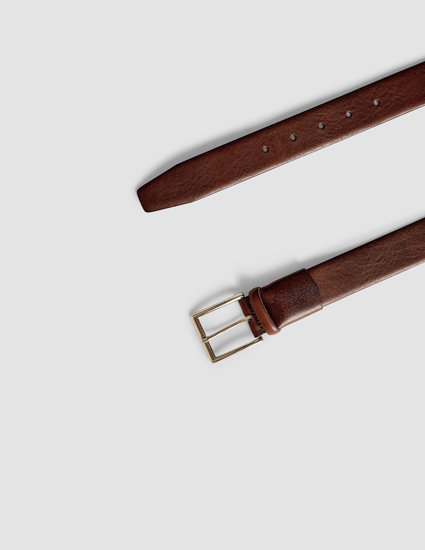 Premium Elastic Leather Belt for Men & Women - Adjustable Dark Brown Waist Belt - Perfect for Casual, Office & Formal Wear