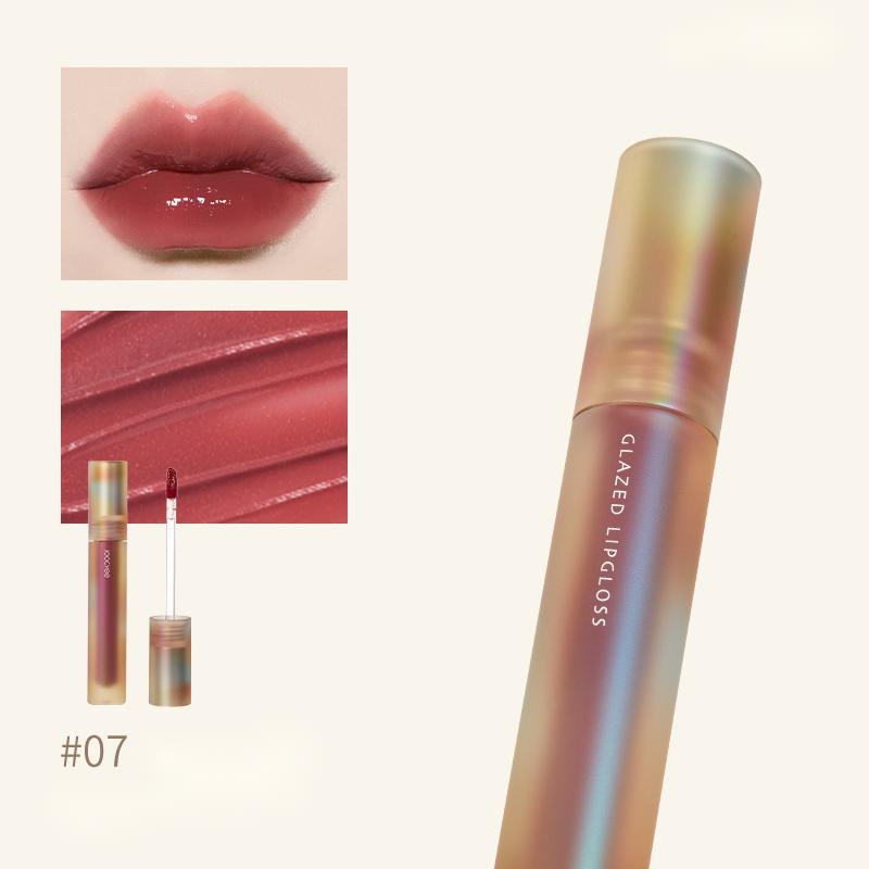 JOOCYEE Spiral Shell Glazed Lip Gloss - Hydrating, Shiny & Non-Sticky Lip Gloss for Women | Perfect for Daily Wear, Parties & Makeup Looks