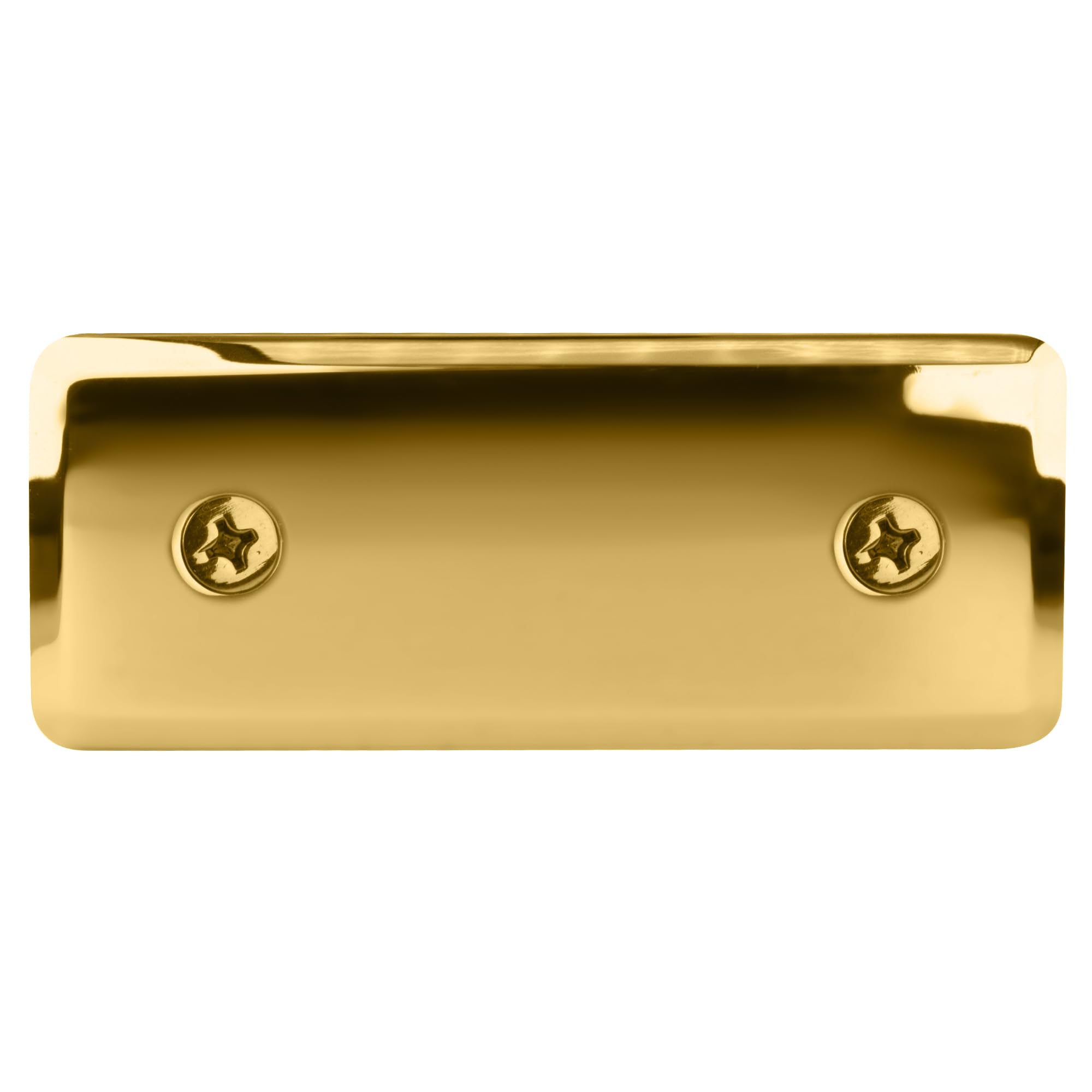 CRL BGC180BR Polished Brass Beveled 180° Glass-to-Glass Clamp - Premium Hardware for Shower Doors, Glass Partitions & Display Cases