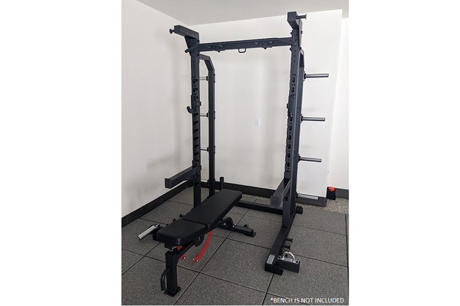 Warrior Elite 2.0 Squat Rack - Heavy Duty Power Cage for Home Gym, Weightlifting & Strength Training - Perfect for Squats, Bench Press & Deadlifts
