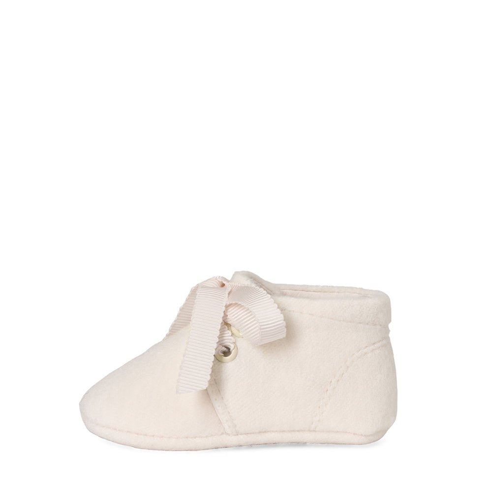 MiniMe Wool White - Soft & Cozy Baby Wool Booties for Newborns & Toddlers - Perfect for Indoor & Outdoor Use