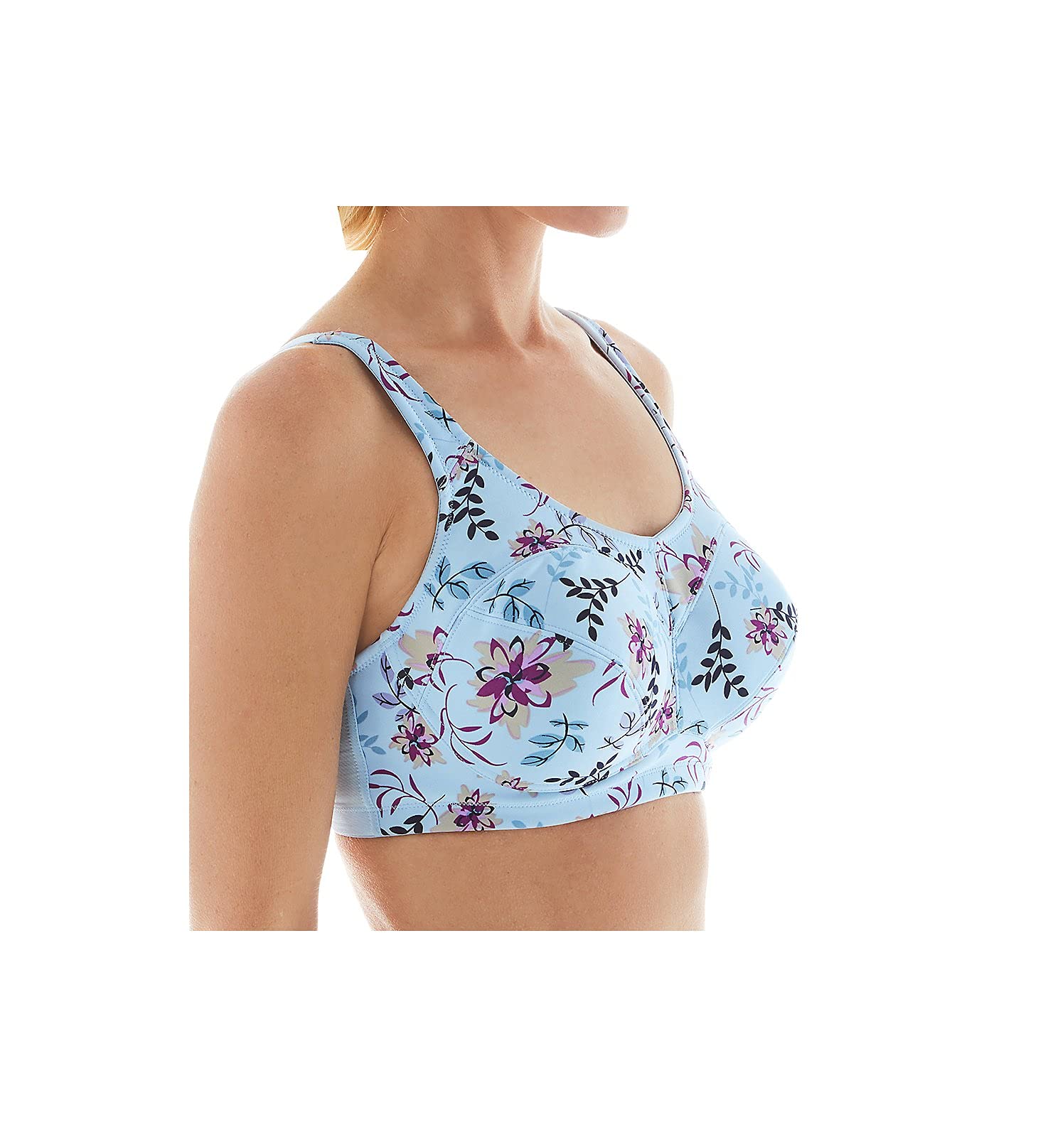 Lunaire Women's Coolmax High Impact Sports Bra - Moisture Wicking, Supportive Workout Bra for Running, Yoga & Gym - Perfect for High-Intensity Training & Active Lifestyles