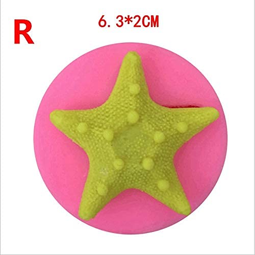 Premium Silicone Starfish Mold for DIY Soap, Chocolate, Fondant - Baking & Cake Decorating Tools - Perfect for Beach-Themed Parties, Wedding Favors, and Holiday Crafts