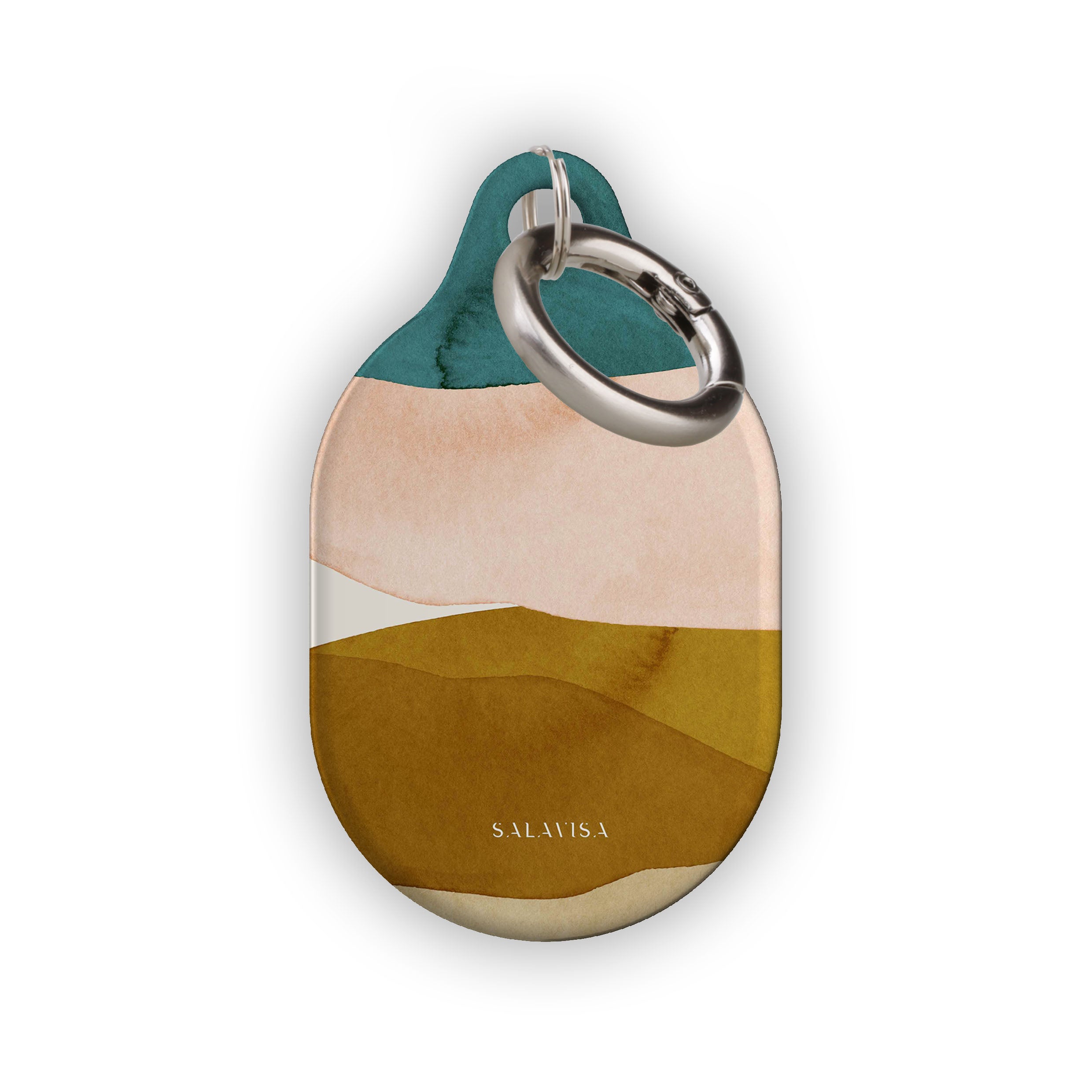 Premium Leather AirTag Holder - Elegant & Secure Keychain for Apple AirTag - Perfect for Keys, Wallets, Bags & Travel Accessories