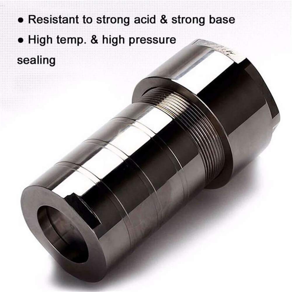 100ml PTFE Hydrothermal Autoclave Reactor Vessel for Fast Digestion of Insoluble Substances | High-Temperature Resistant Teflon Lab Equipment | Ideal for Chemical Analysis, Material Research & Sample Preparation