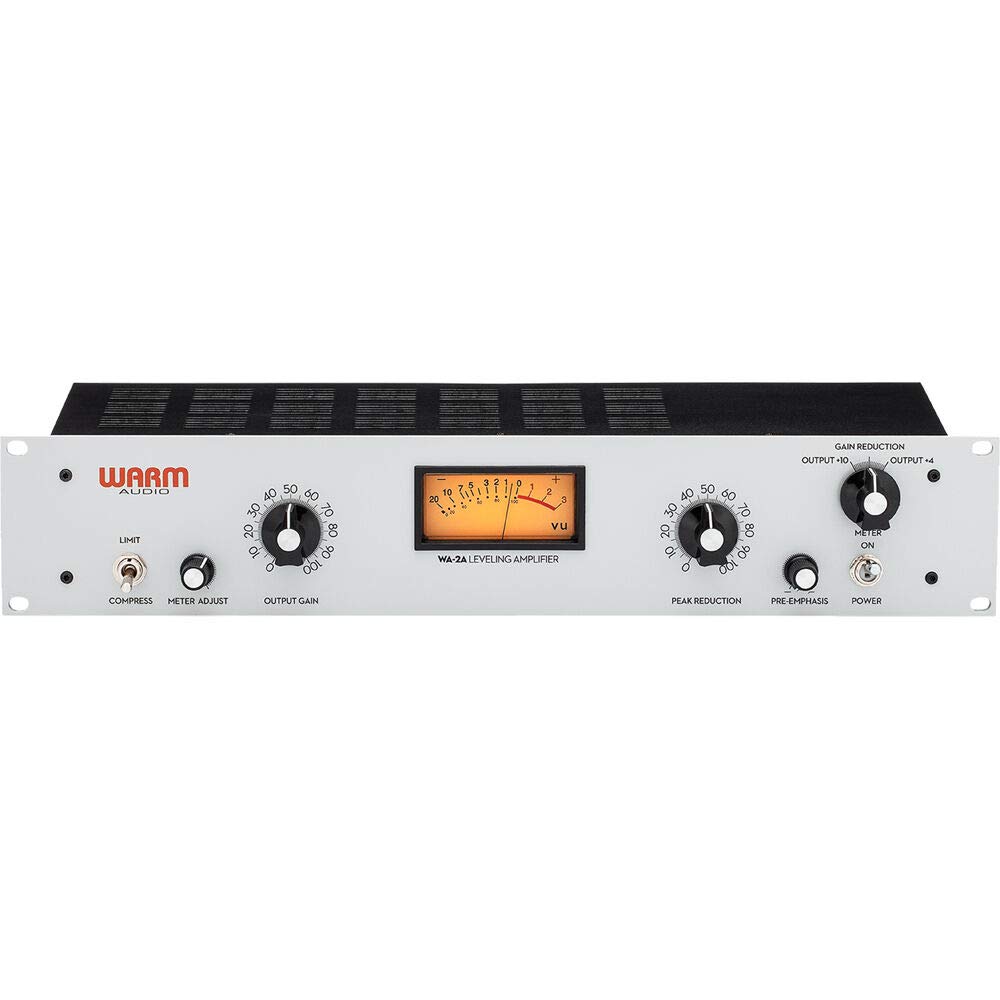 Warm Audio WA-2A Tube Optical Compressor with Audio Technica AT2020 Microphone & XLR Cable Bundle - Professional Studio Recording, Podcasting & Home Music Production