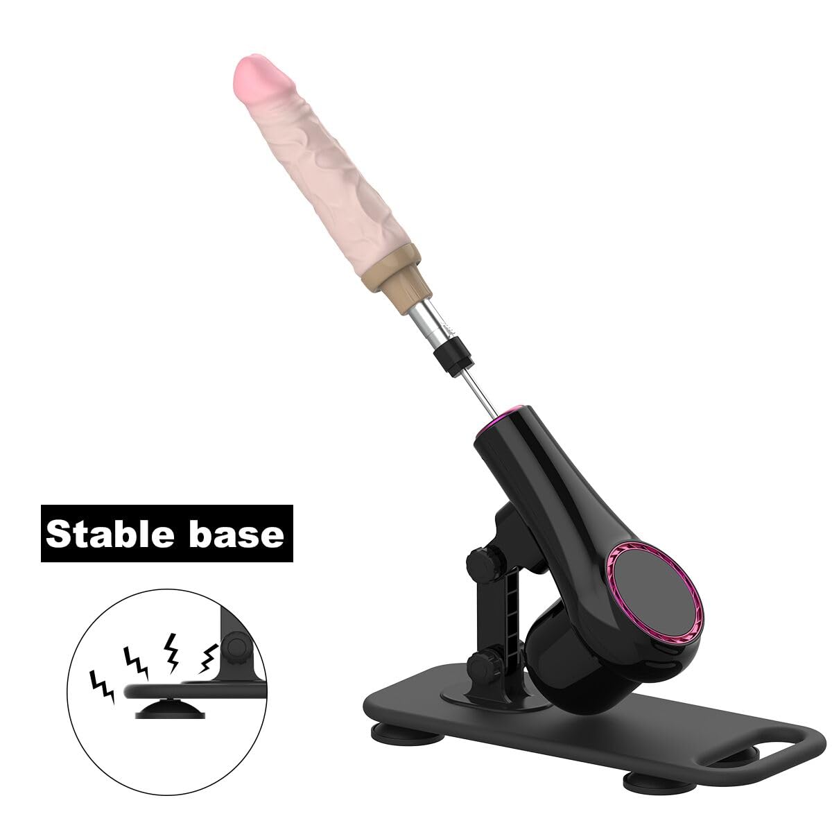 Upgrade Sex Machine - Adjustable Speed & Angle Thrusting Adult Toy with 3 XLR Dildo Attachments for Women & Men - Hands-Free Play for Couples & Solo Use in Bedroom & BDSM Scenes